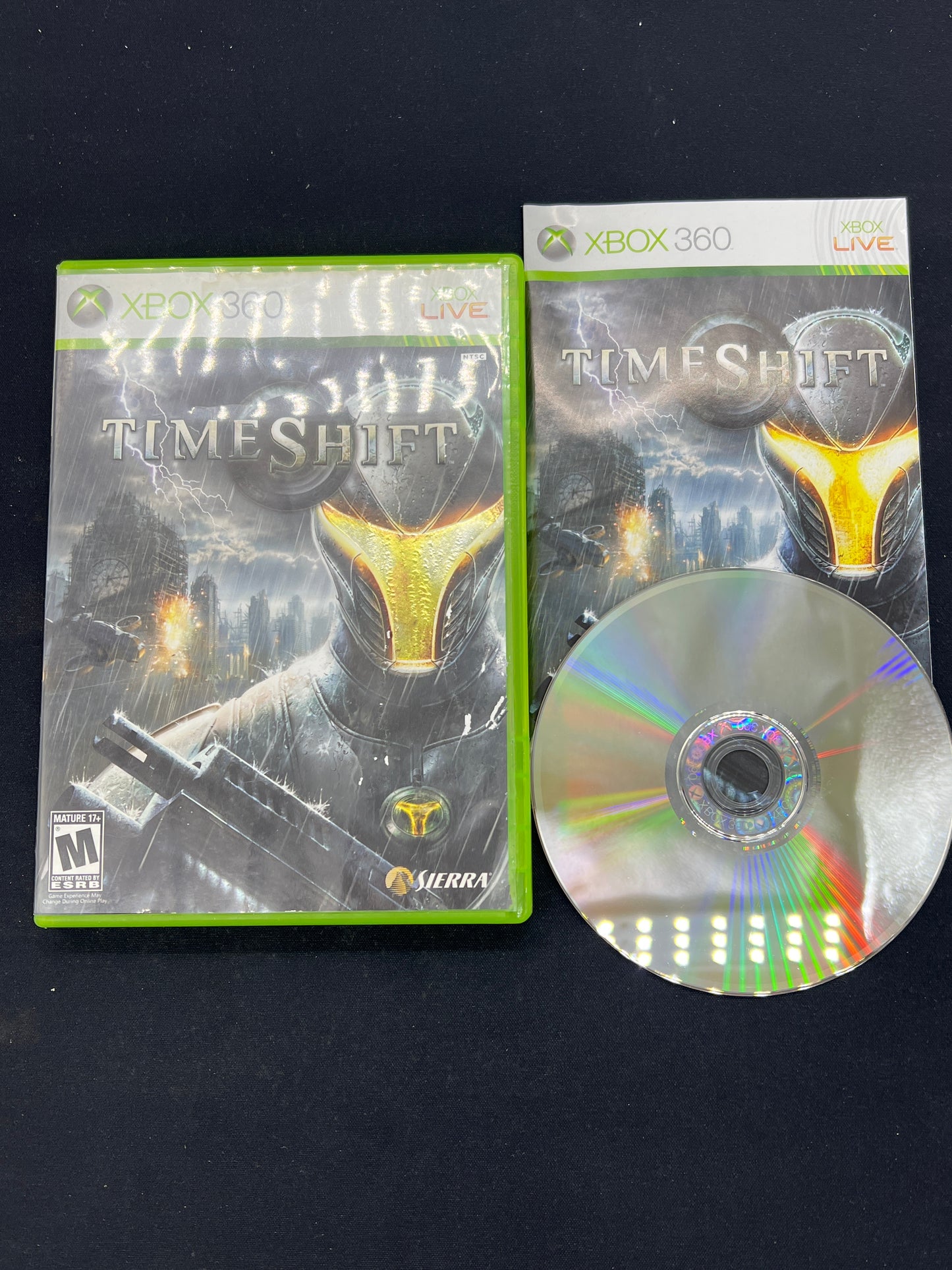 Auction Lot 330: XBOX 360 Time Shift CIB