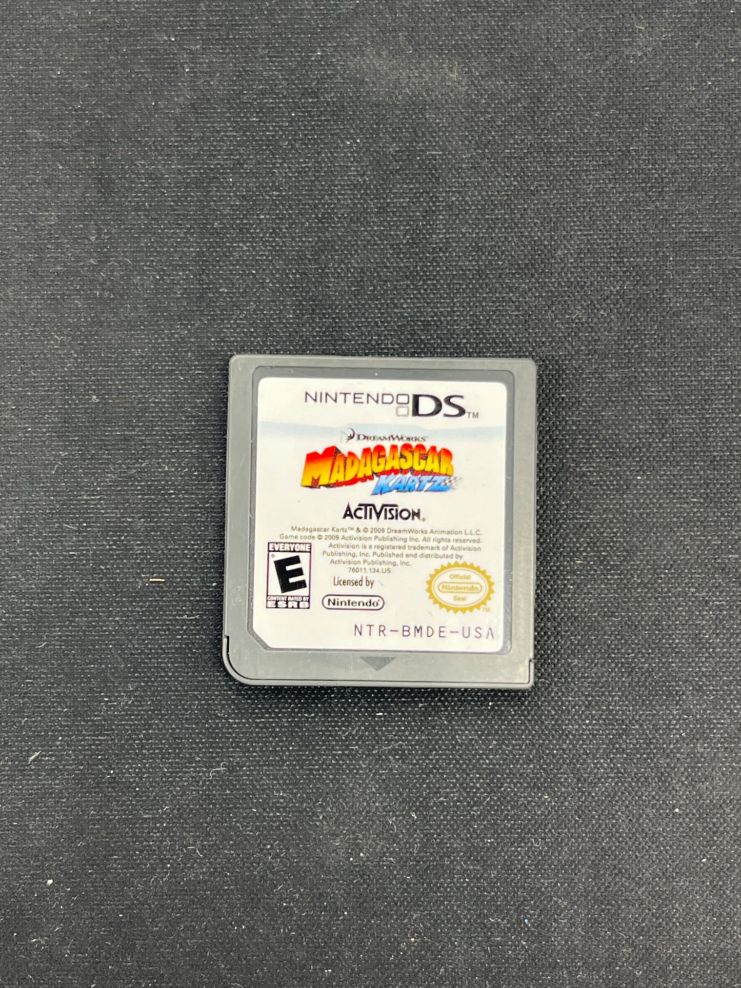 Auction Lot 319: Nintendo DS Video Game Loose Madagascar Kartz
