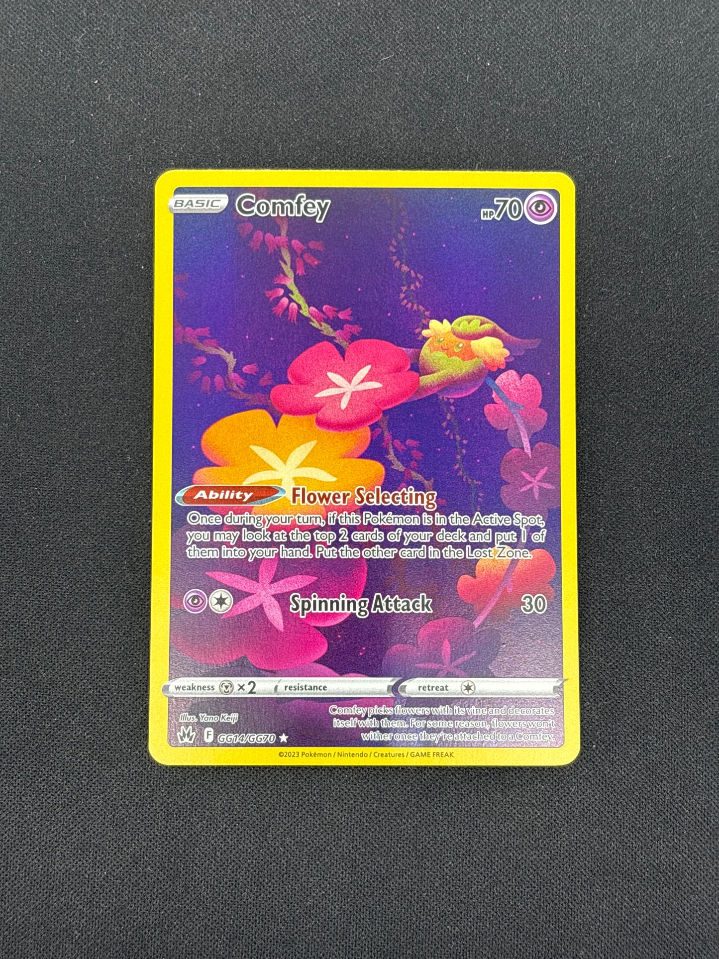 Auction Lot 174: Comfey Galarian Gallery Card Conditions Vary