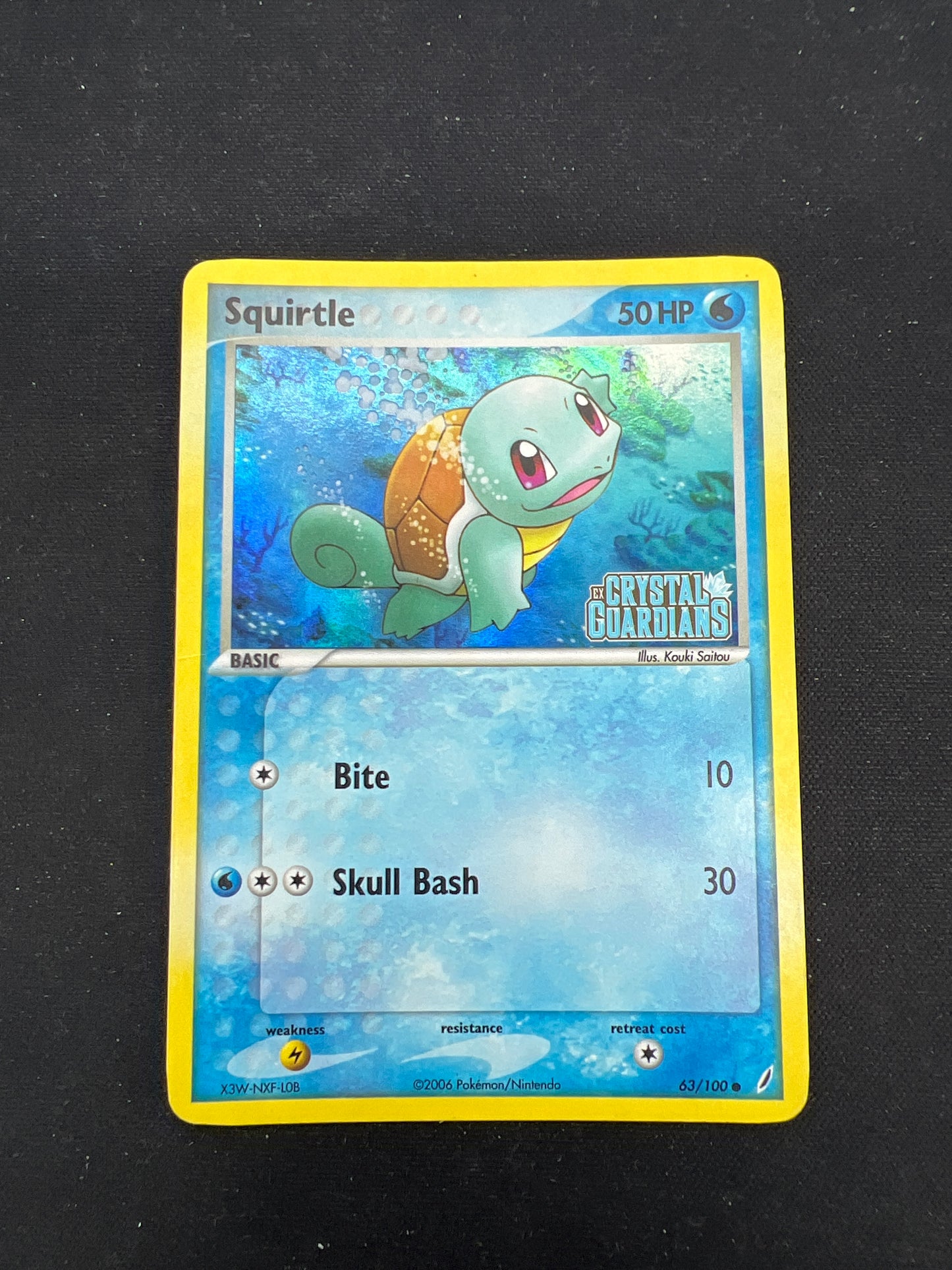 Auction Lot 127: Pokemon Cards Squirtle Holo Stamped Crystal Guardians Conditions Vary