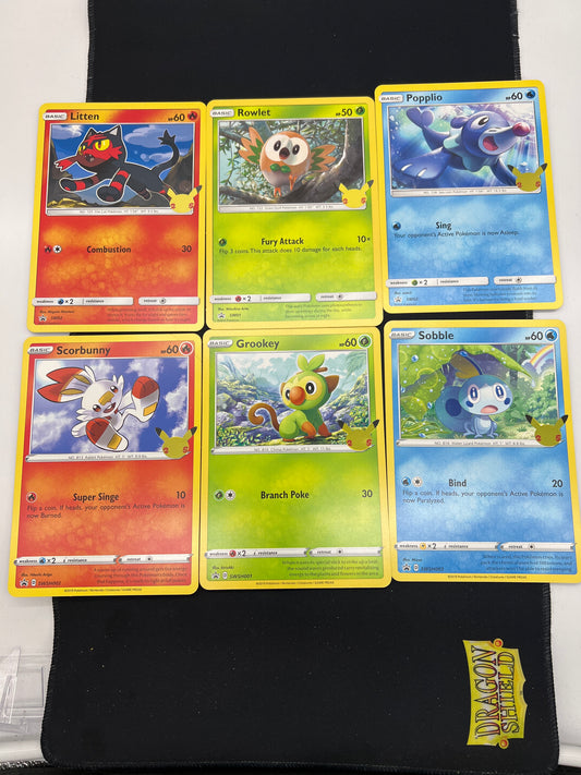 Auction Lot 77: Pokemon Cards Lot of 6 Assorted Celebrations Jumbo Lot 3 Conditions Vary