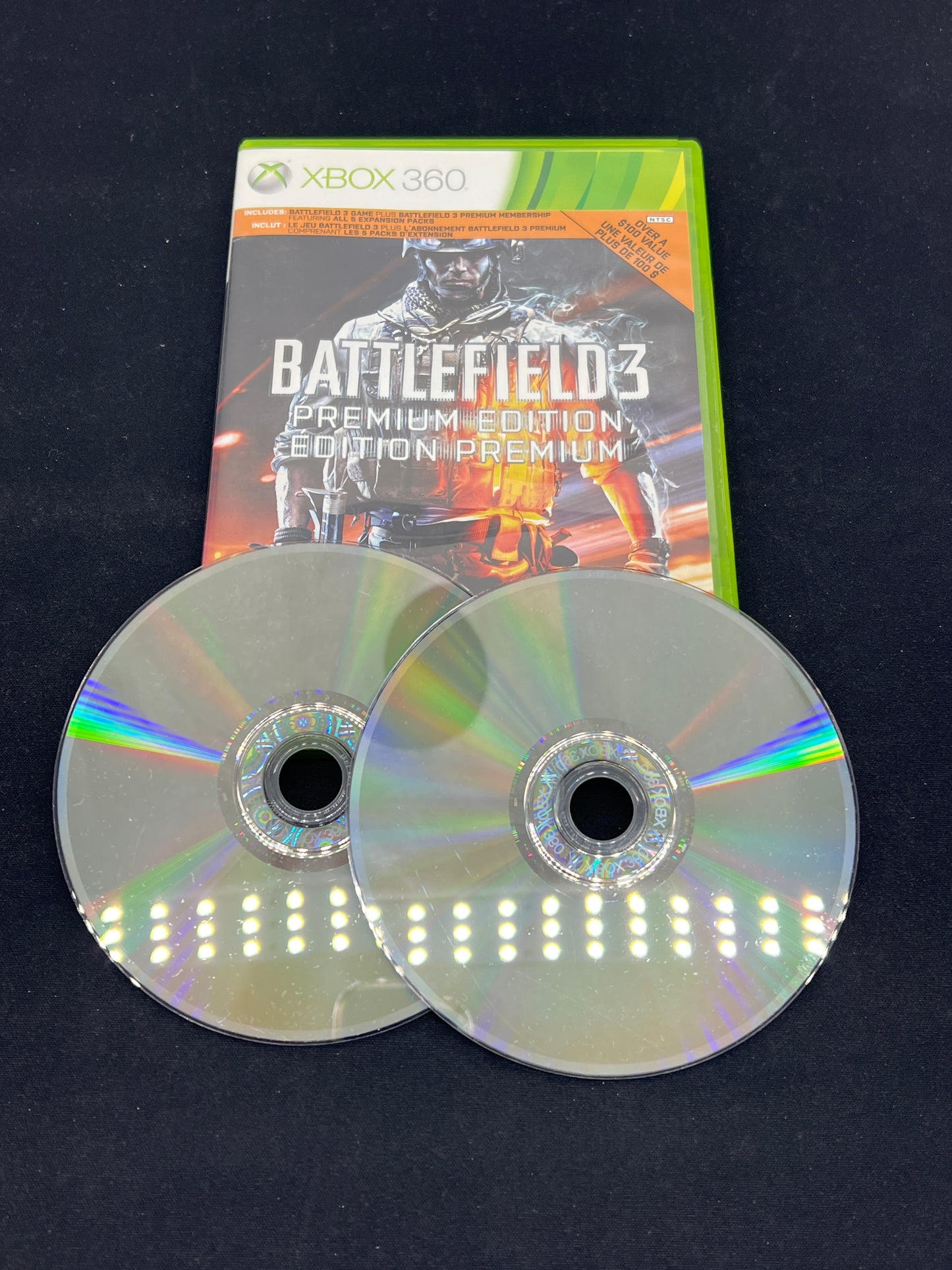 Auction Lot 210: XBOX 360 Video Game Lot of 3 Battlefield 2 4 CIB 3 All Discs