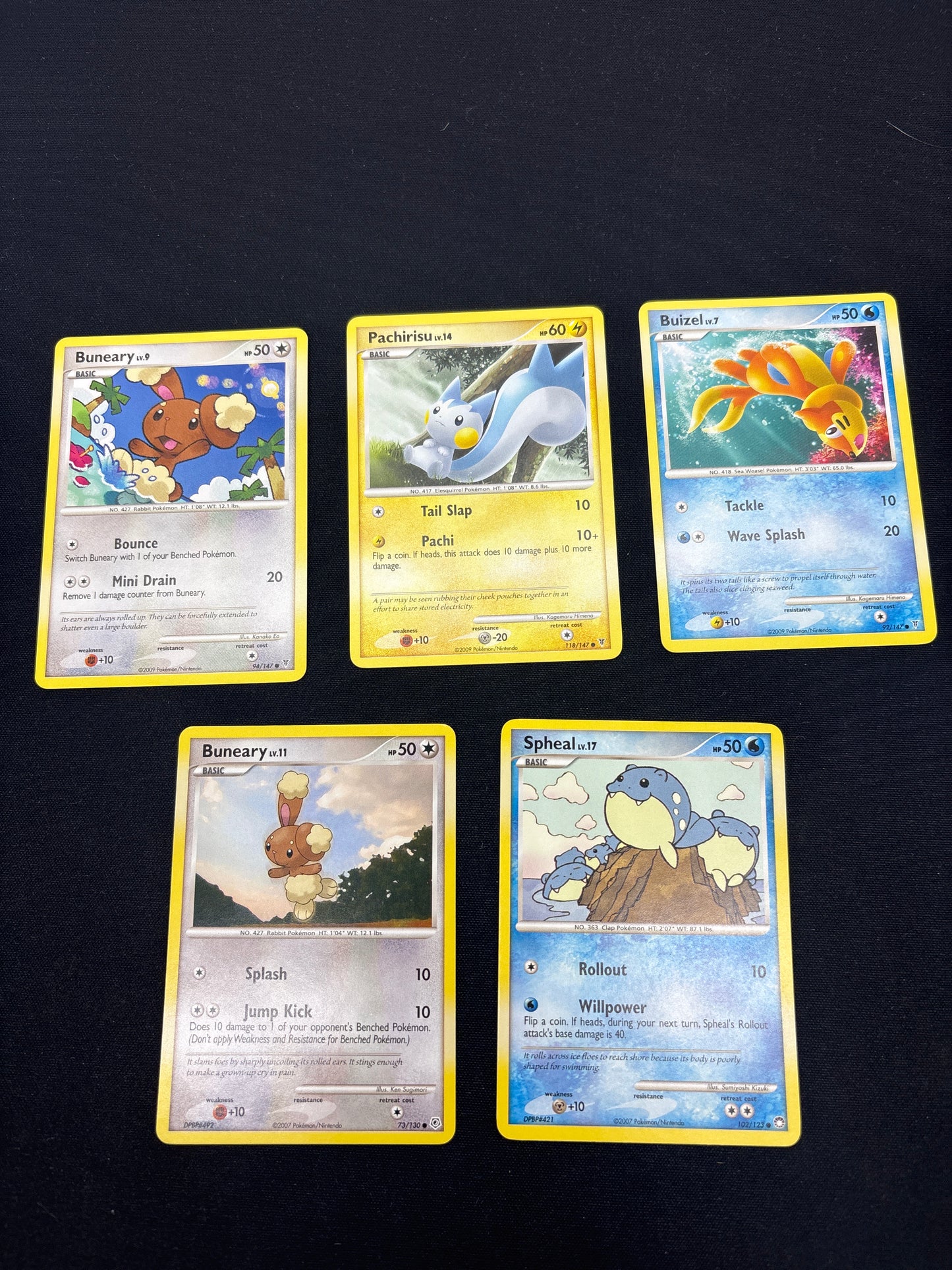 Auction Lot 283: Pokemon Cards Assorted Lot of 5 Mid Era Commons Uncommons Conditions Vary Lot 2