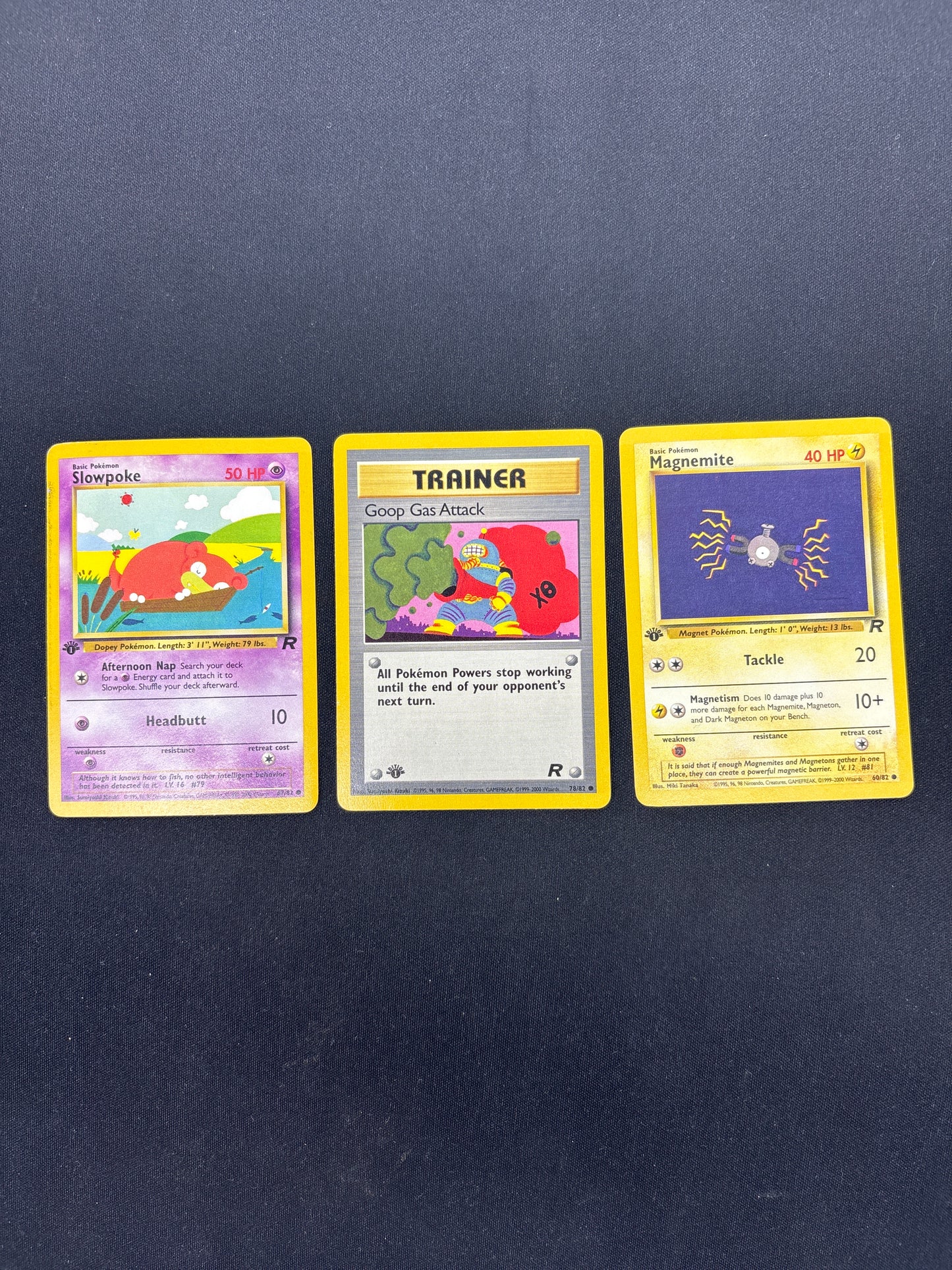 Auction Lot 30: Pokemon 1st Edition Team Rocket Card Lot Condition Vary