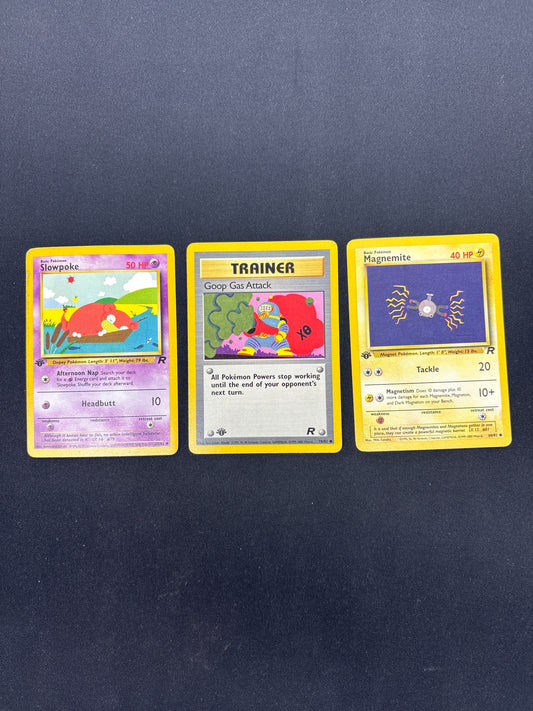 Auction Lot 30: Pokemon 1st Edition Team Rocket Card Lot Condition Vary