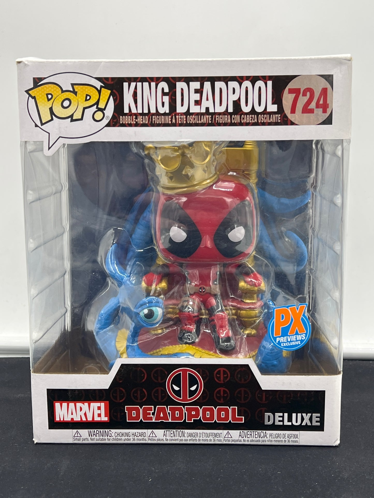 Auction Lot 35: POP Funko JUMBO King Deadpool 724 Figure