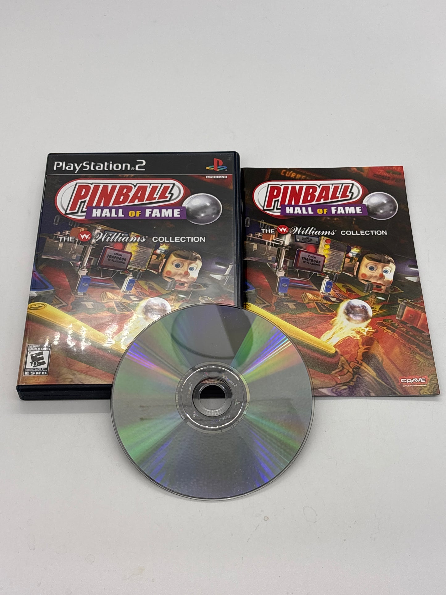 Auction Lot 190: Pinball Hall of Fame The Williams Collection Video Game PlayStation 2 CIB