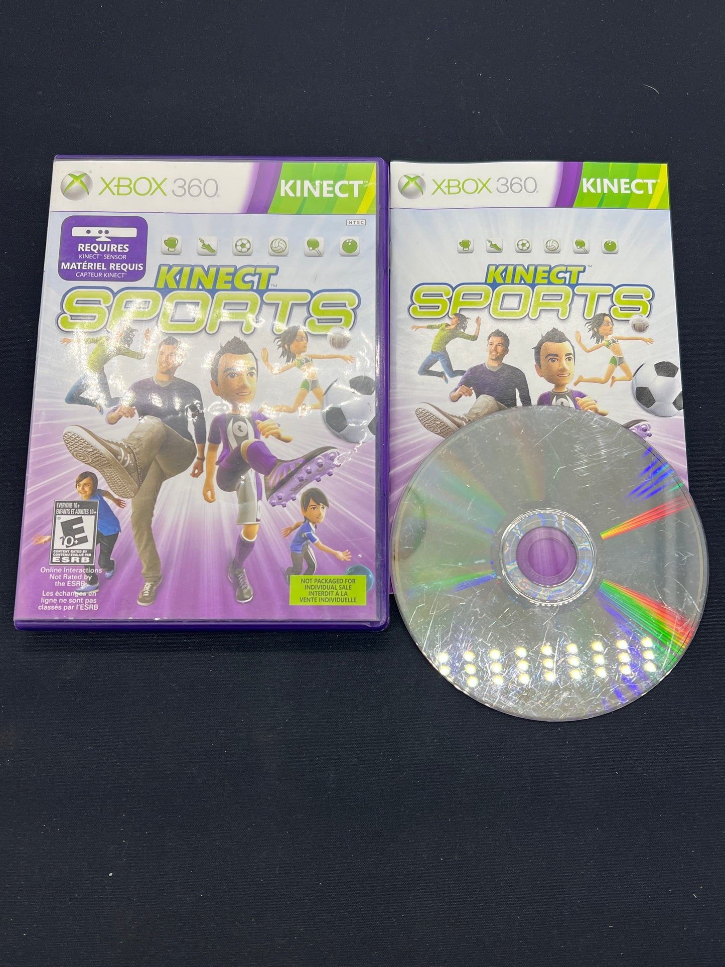 Auction Lot 5: XBOX 360 Video Game Kinect Sports Lot