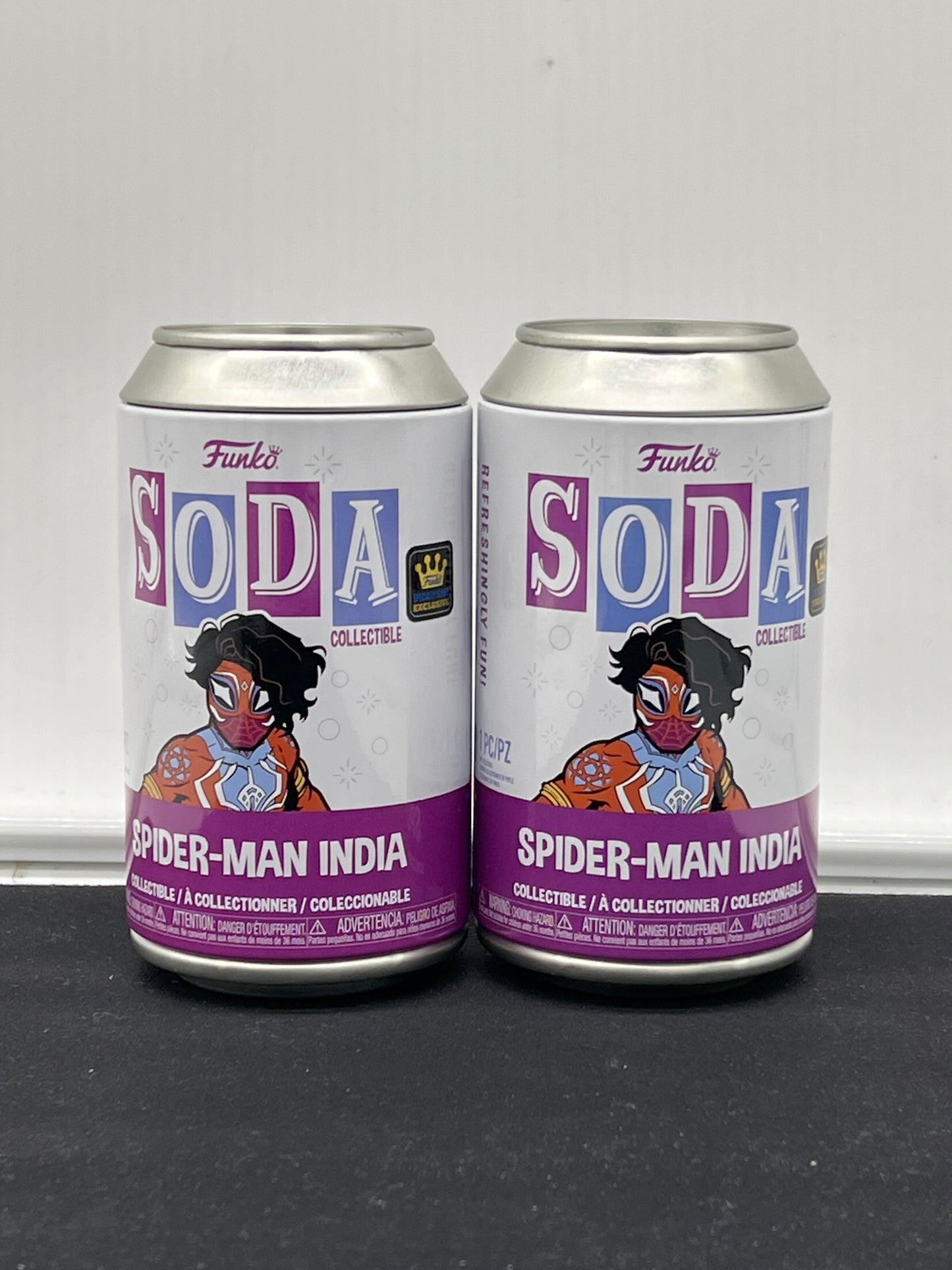 Auction Lot 19: Funko Soda Lot of 2 Spider-Man India