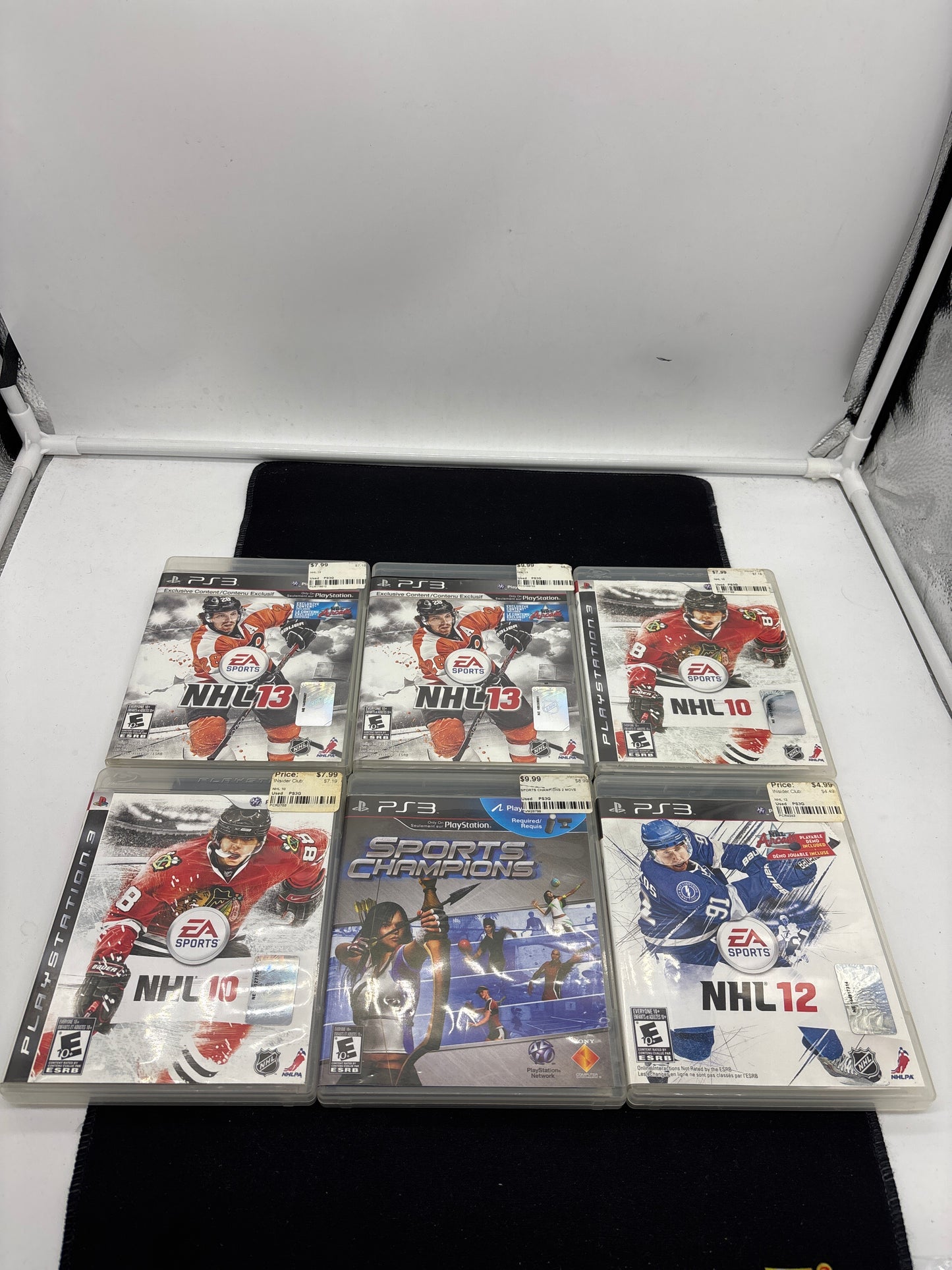 Auction Lot 98: PlayStation 3 Video Game Lot of 6 NHL 10 12 13 Sports Champions