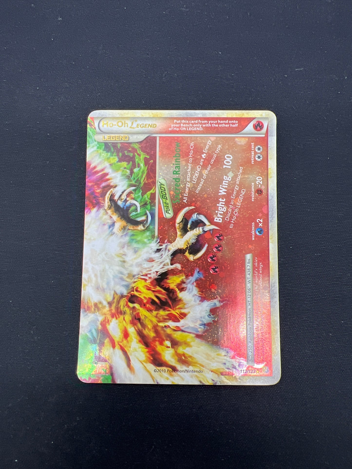 Auction Lot 301: Pokemon Cards Ho-OH Legend Bottom Half Condition Vary