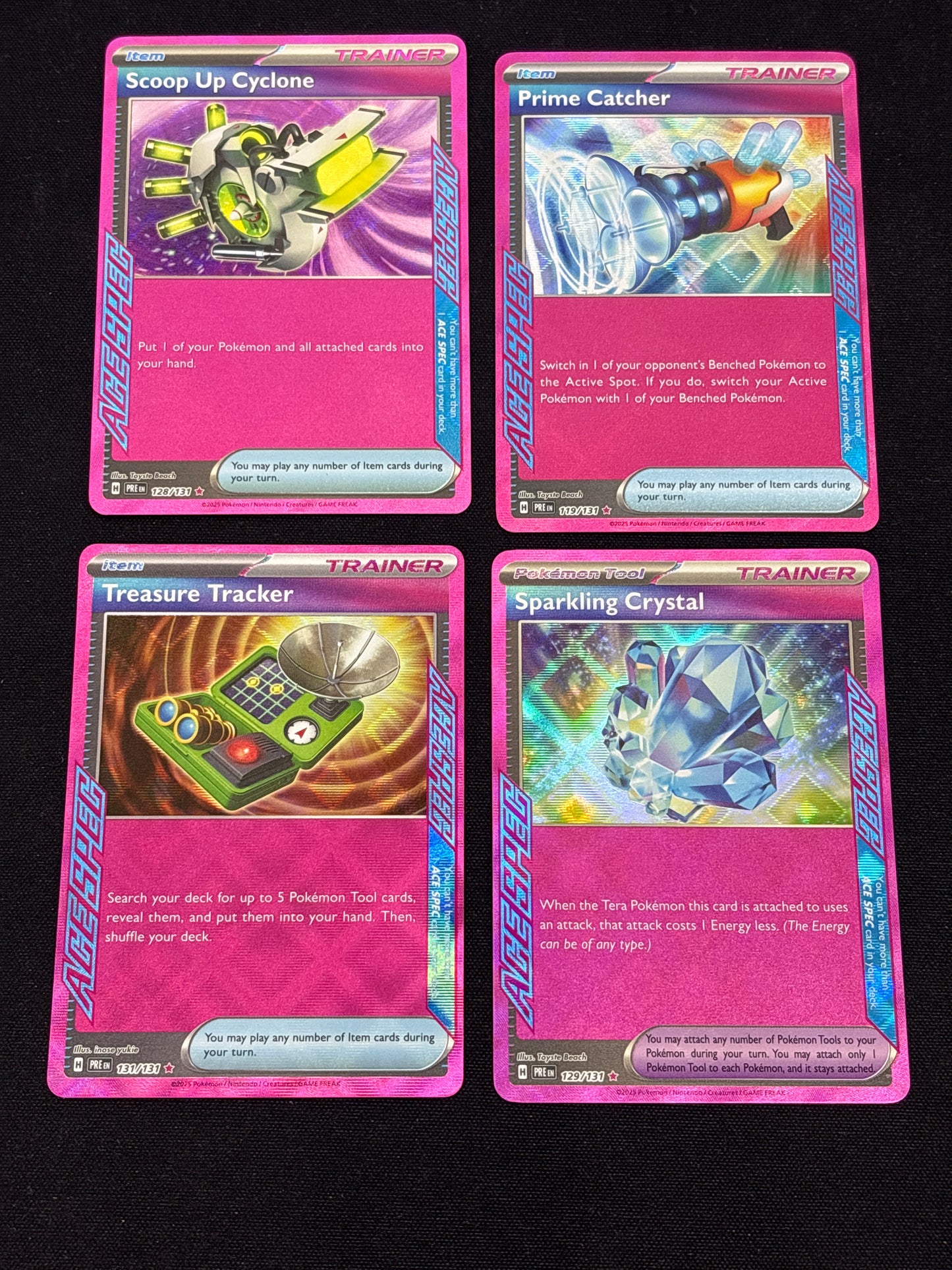 Auction Lot 426: Pokemon Cards Assorted Lot of 4 Ace Spec Trainers Lot 2 Conditions Vary