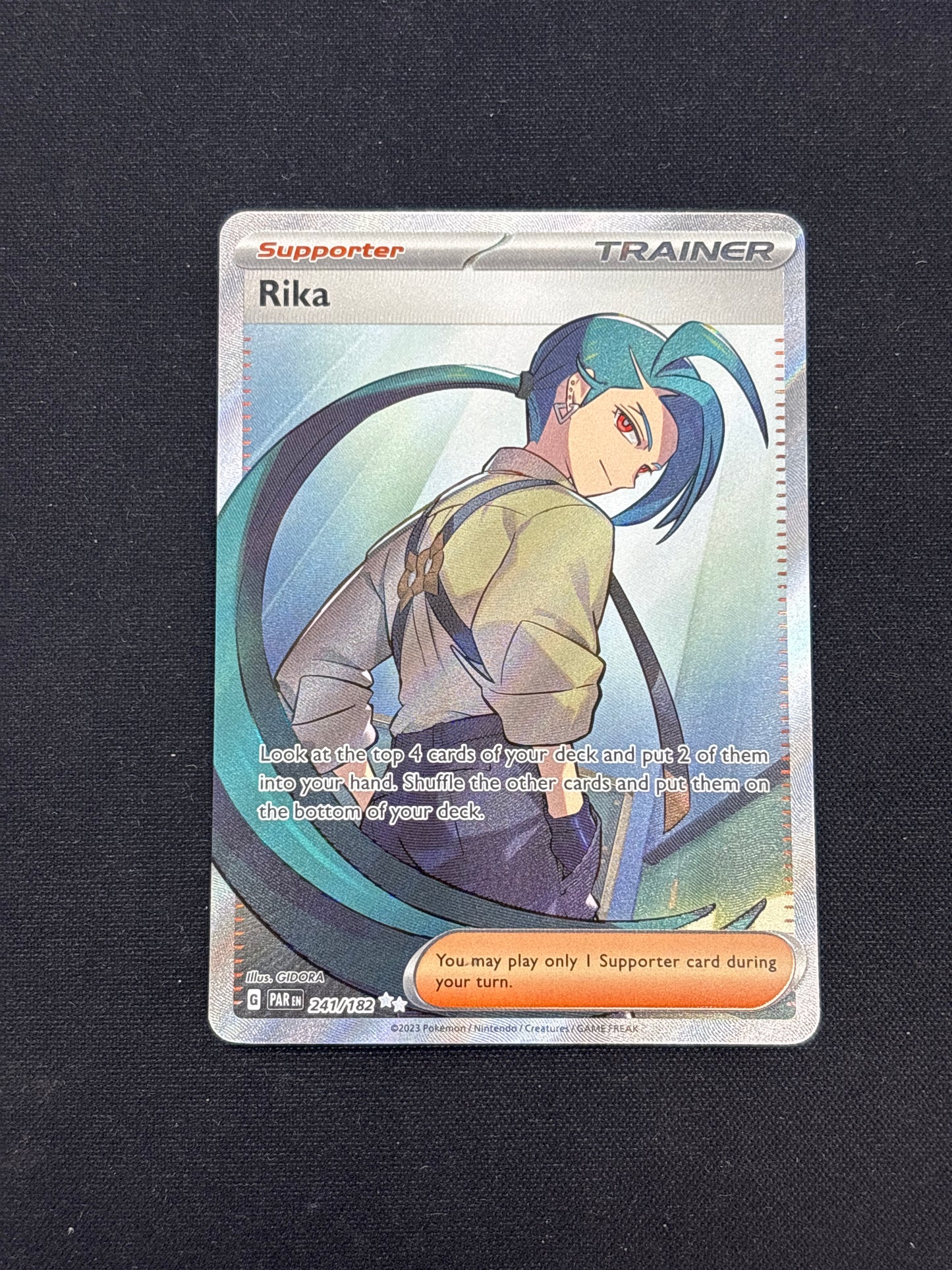 Auction Lot 52: Pokemon Cards Rika Full Art Condition Vary