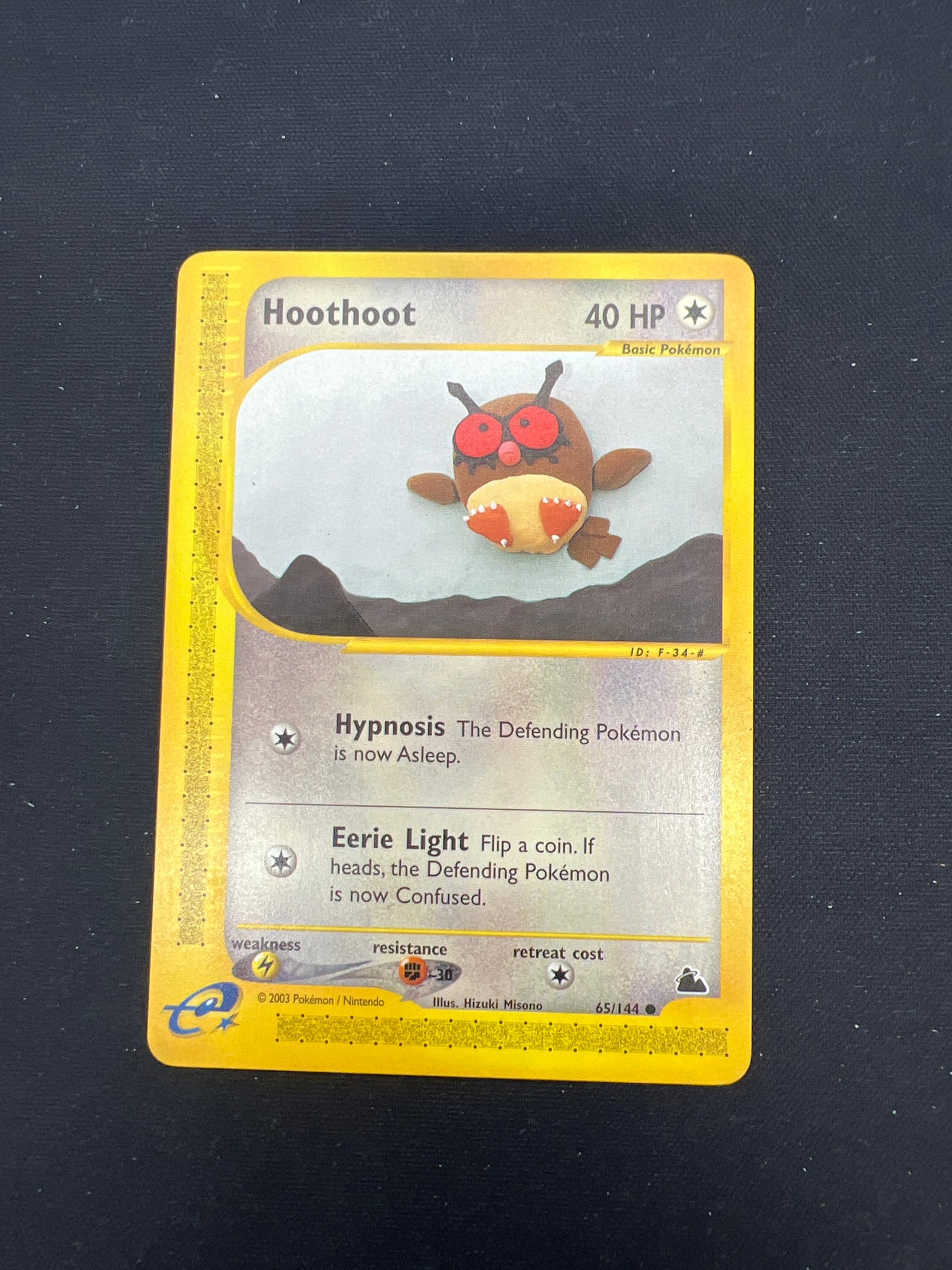 Auction Lot 162: Pokemon Cards Hoothoot WOTC Skyridge Condition Vary