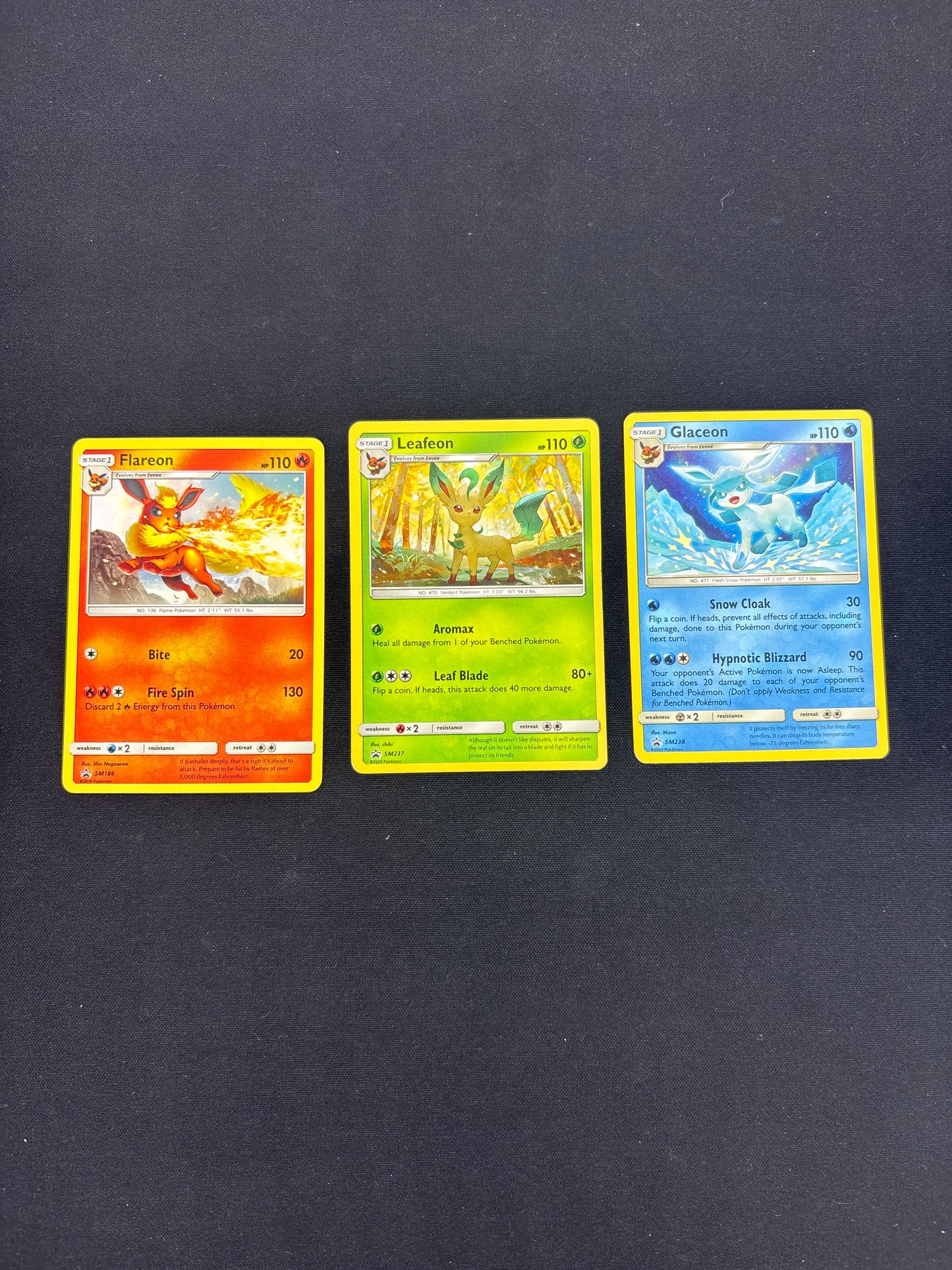 Auction Lot 13: Pokemon Eeveelution Non Holo Promo Card Lot Conditions Vary