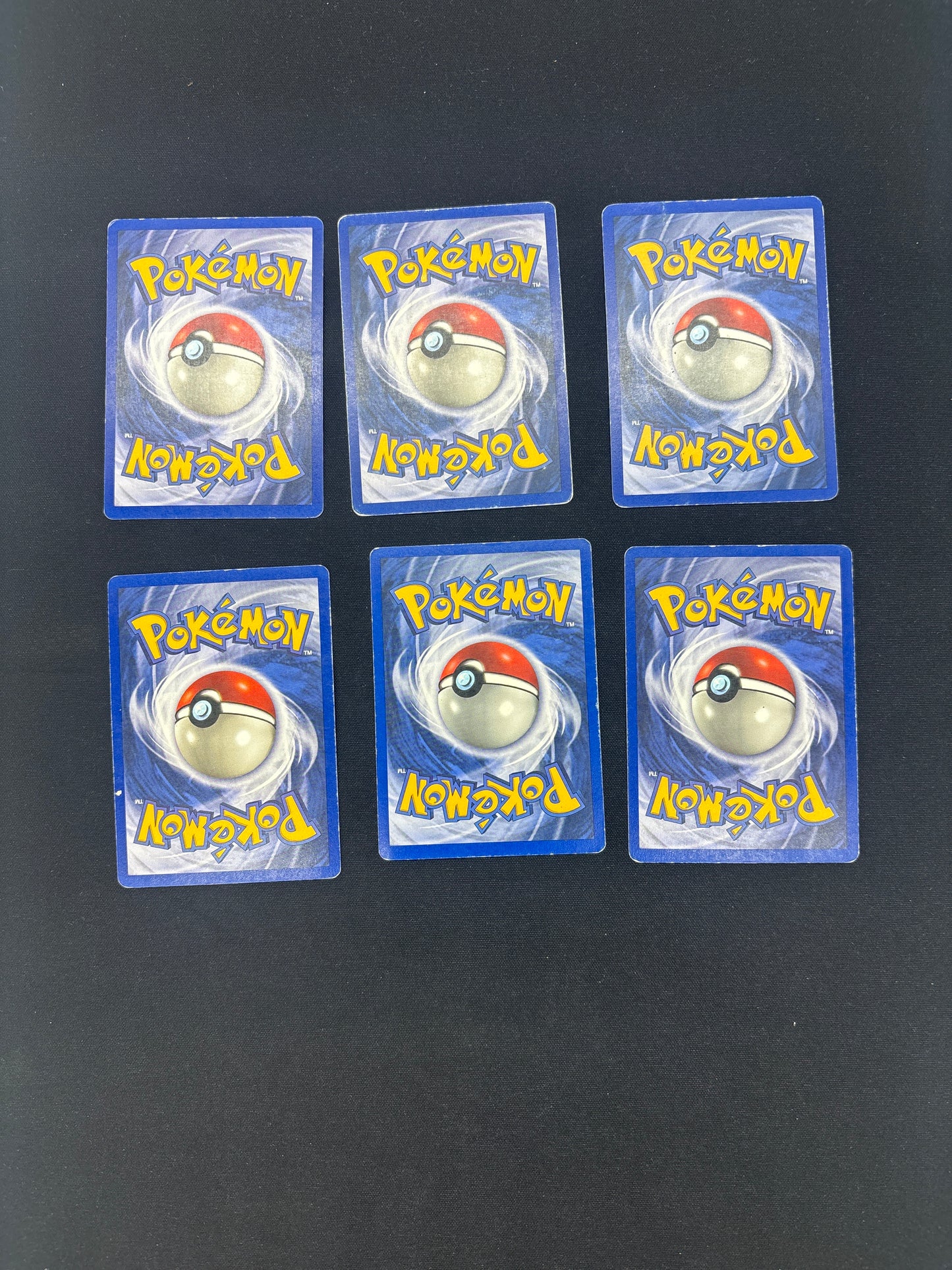 Auction Lot 16: Pokemon Cards Lot of 6 Base Set Conditions Vary