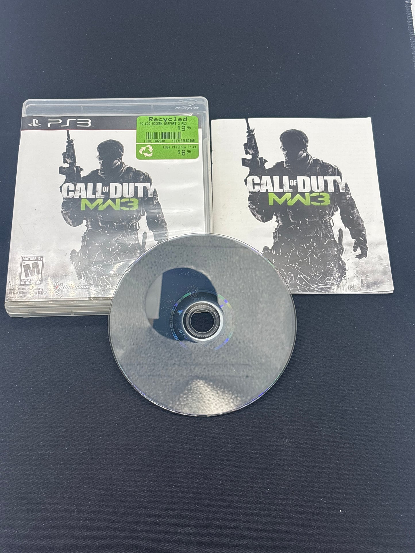 Auction Lot 65: PS3 Call of Duty MW3 with Case & Disc