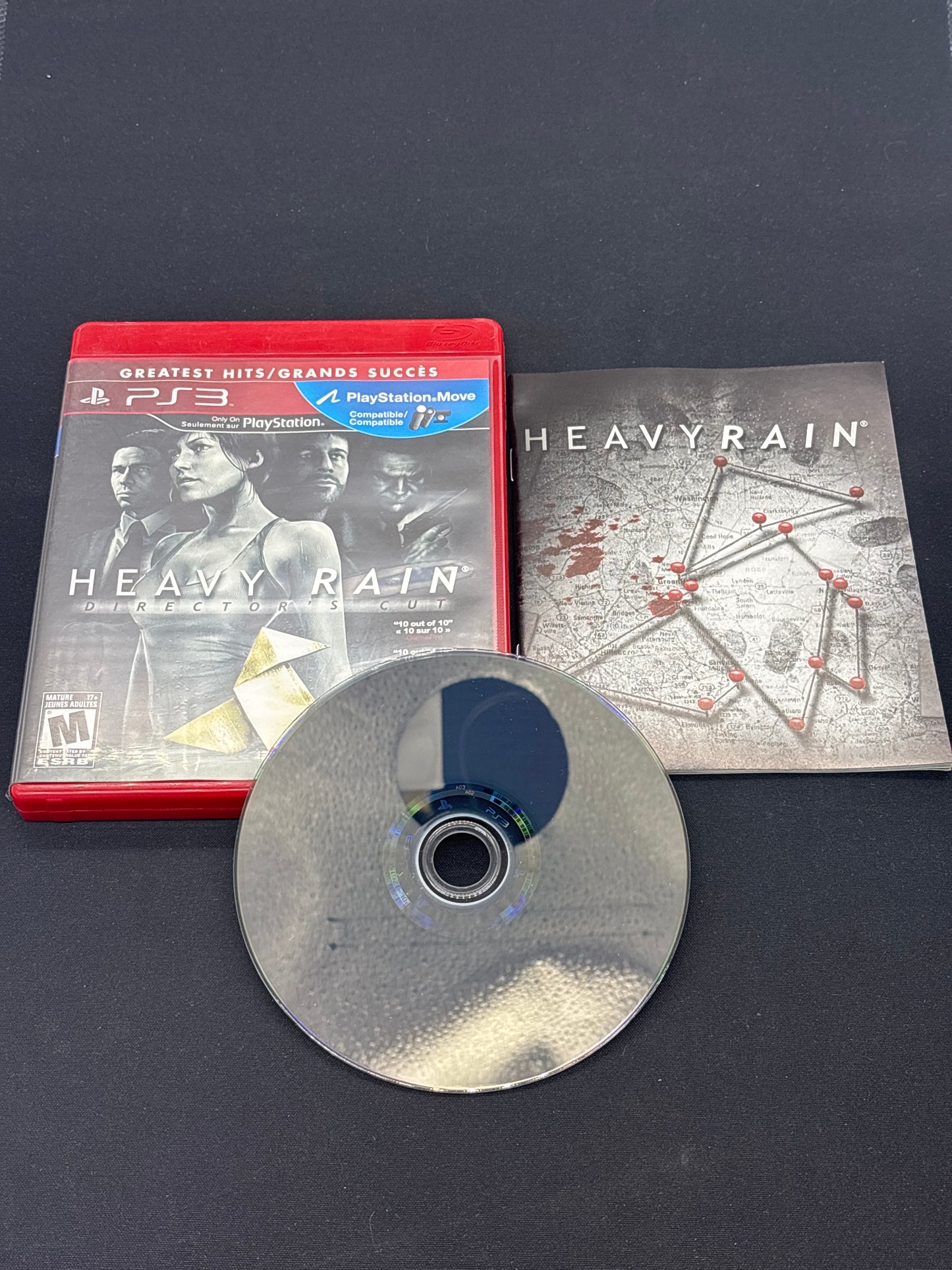 Auction Lot 141: Heavy Rain Director's Cut Video Game PS3 CIB
