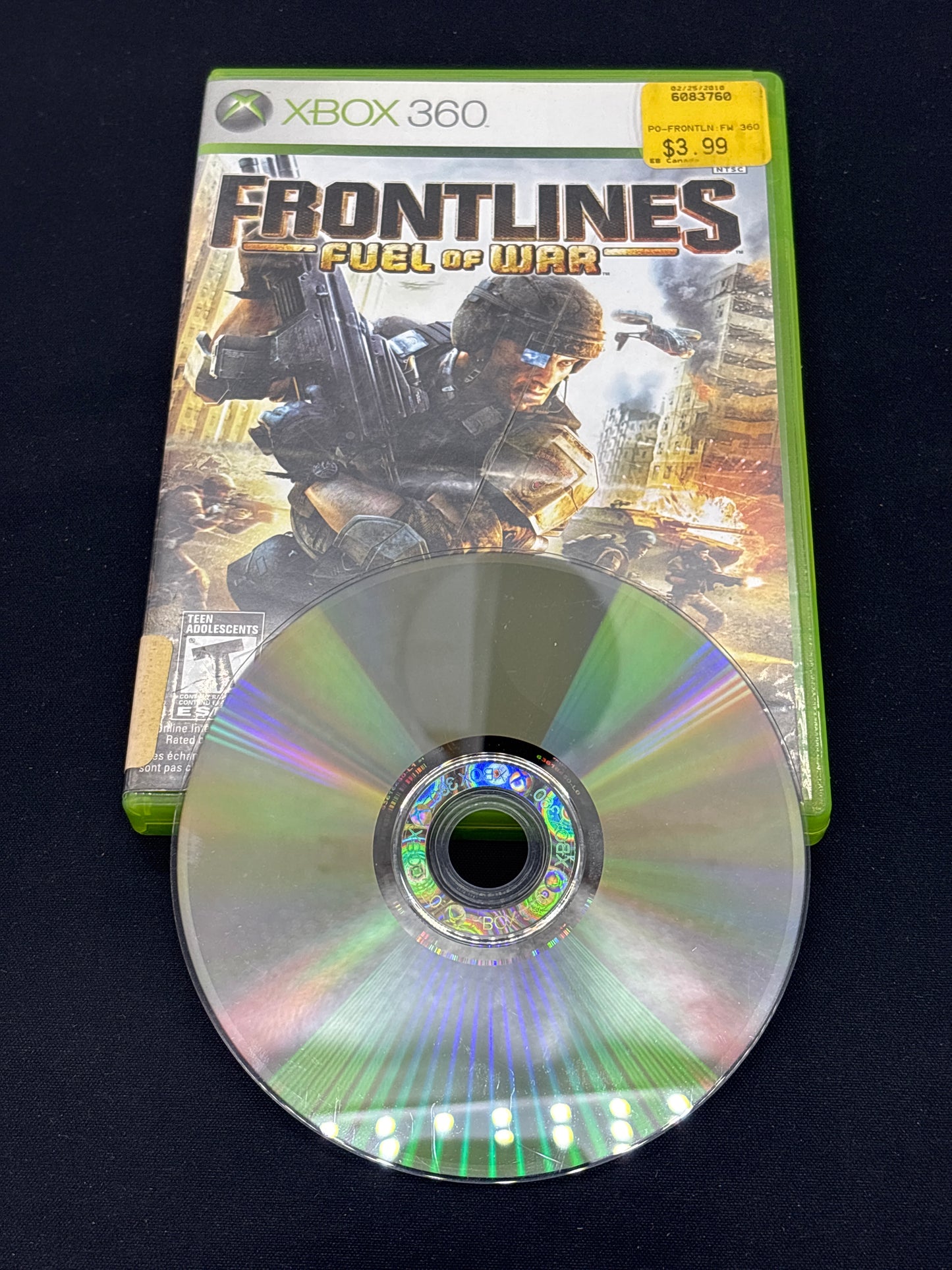 Auction Lot 111: XBOX 360 Frontlines Fuel of War Video Game