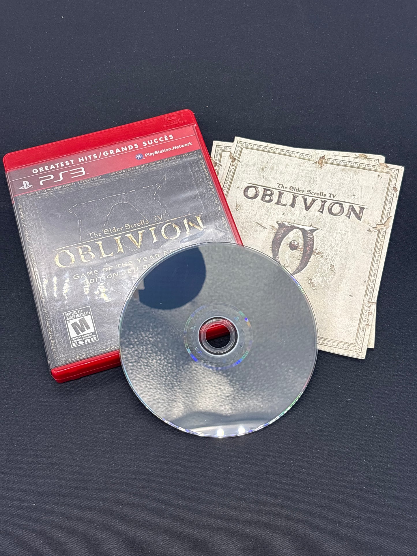 Auction Lot 139: PlayStation 3 Elder Scrolls Oblivion Video Game CIB