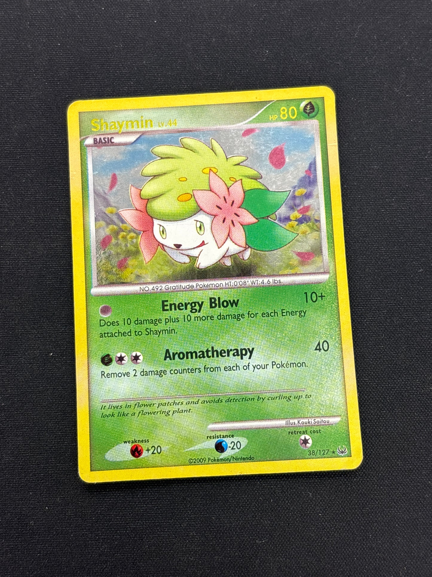 Auction Lot 212: Pokemon Card Shaymin Platinum Conditions Vary