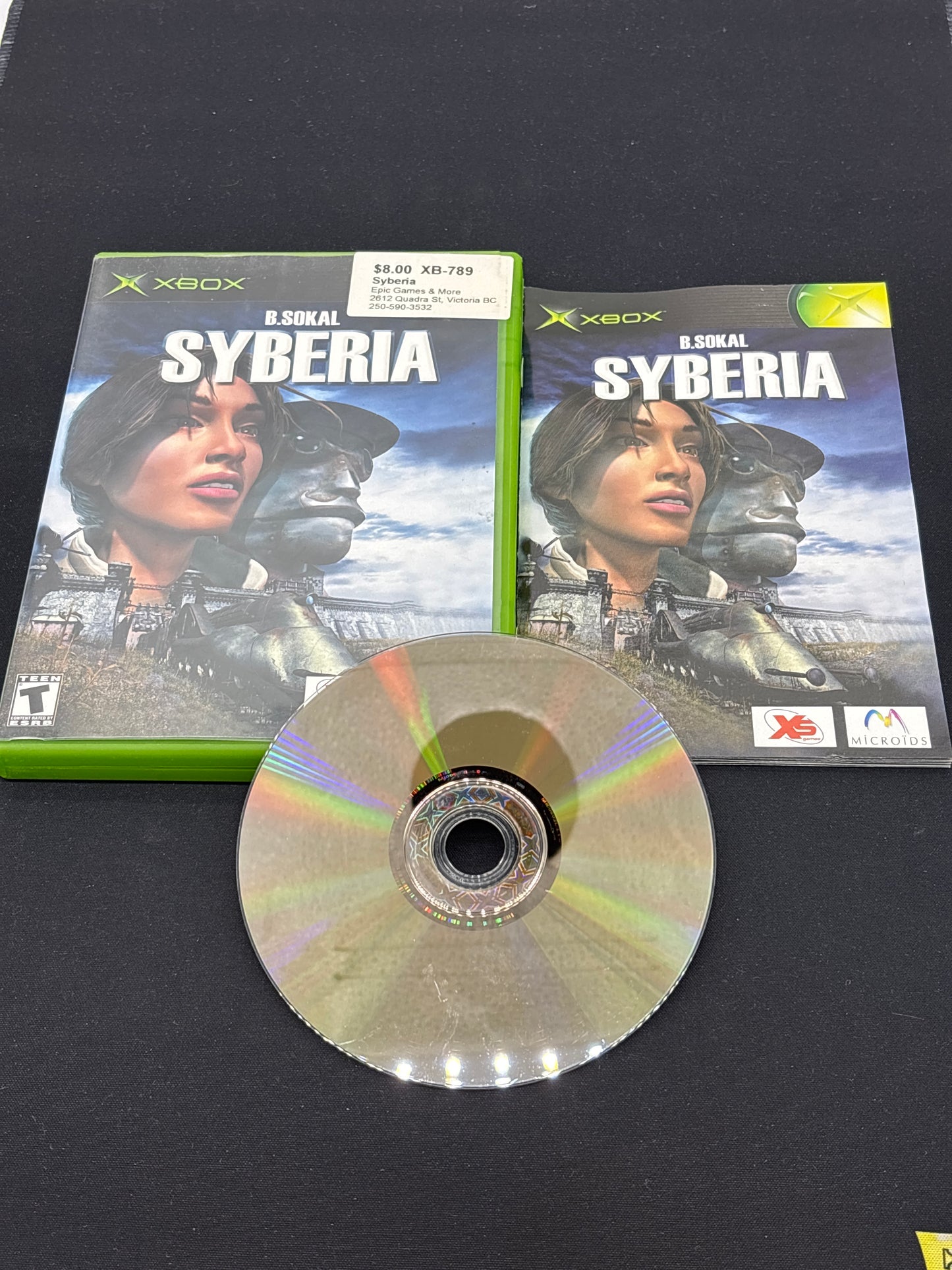 Auction Lot 119: XBOX Video Game Syberia CIB