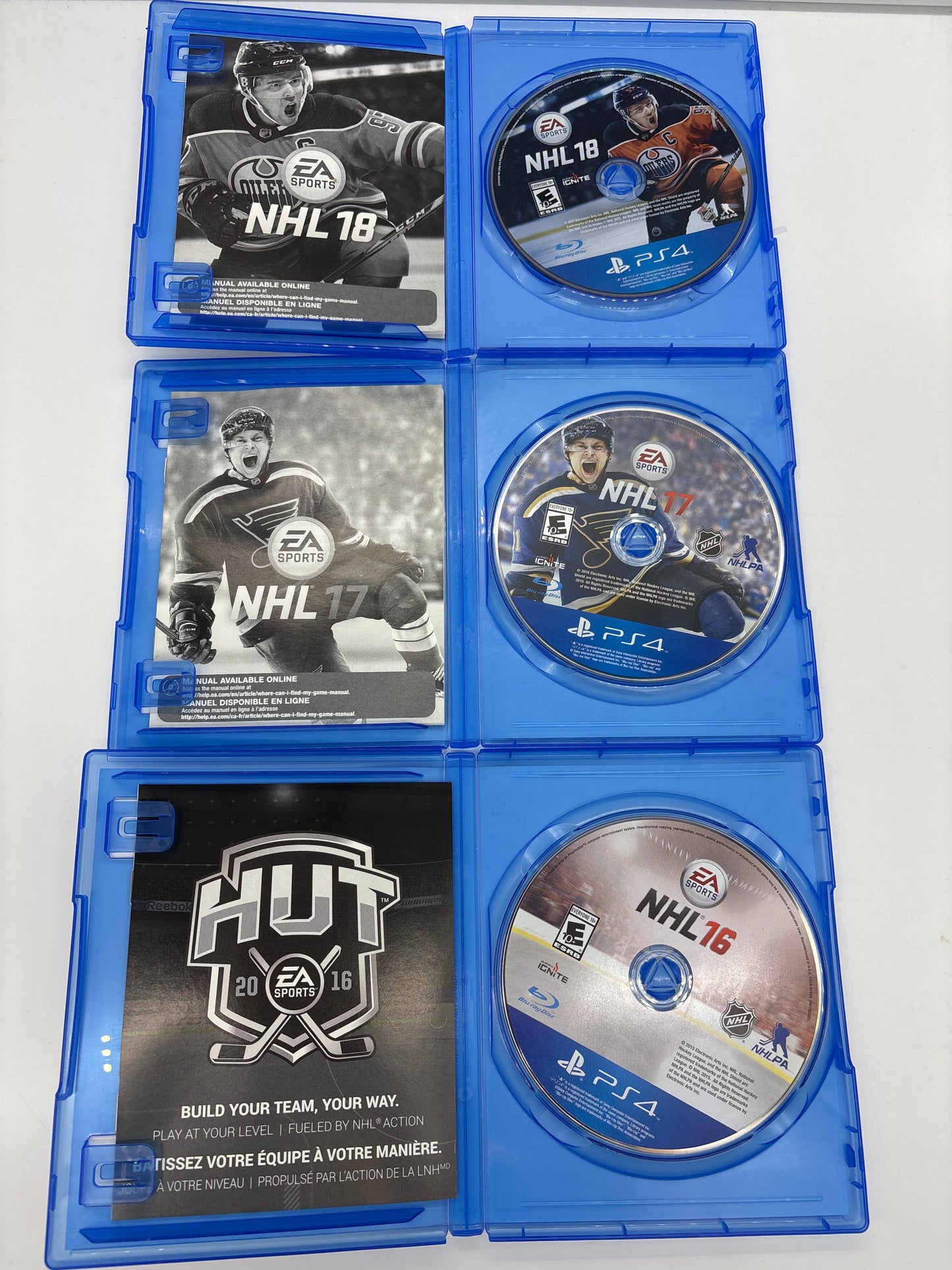 Auction Lot 193: NHL Video Game Lot 2 PlayStation 4 CIB