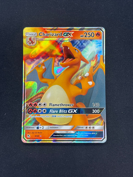 Auction Lot 329: Charizard GX Full Art Card Conditions Vary