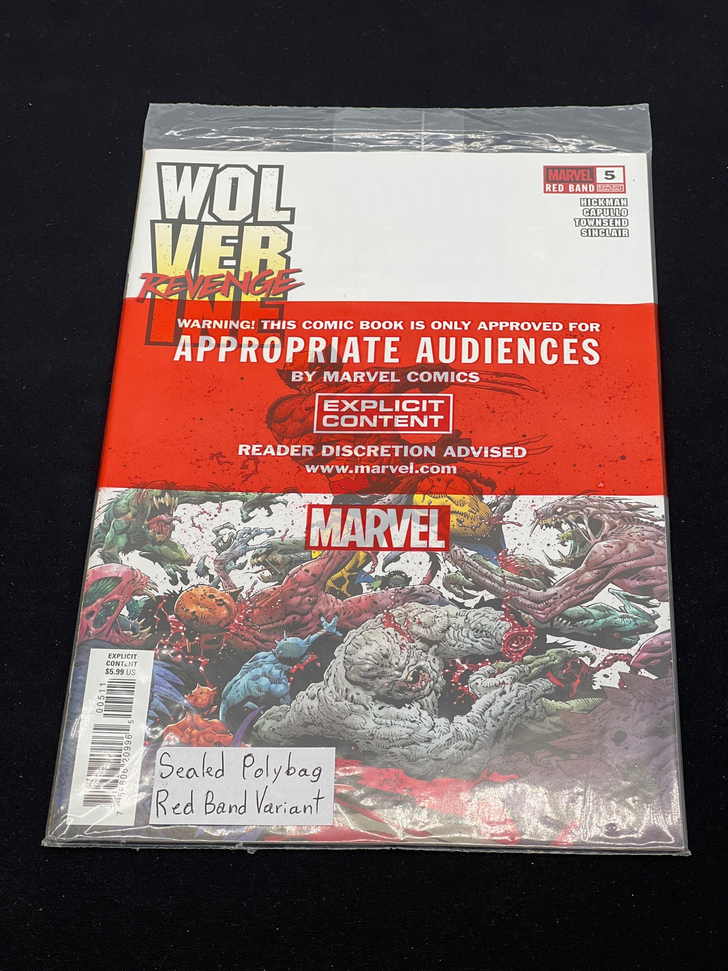 Auction Lot 296: Marvel Comics Wolverine Revenge