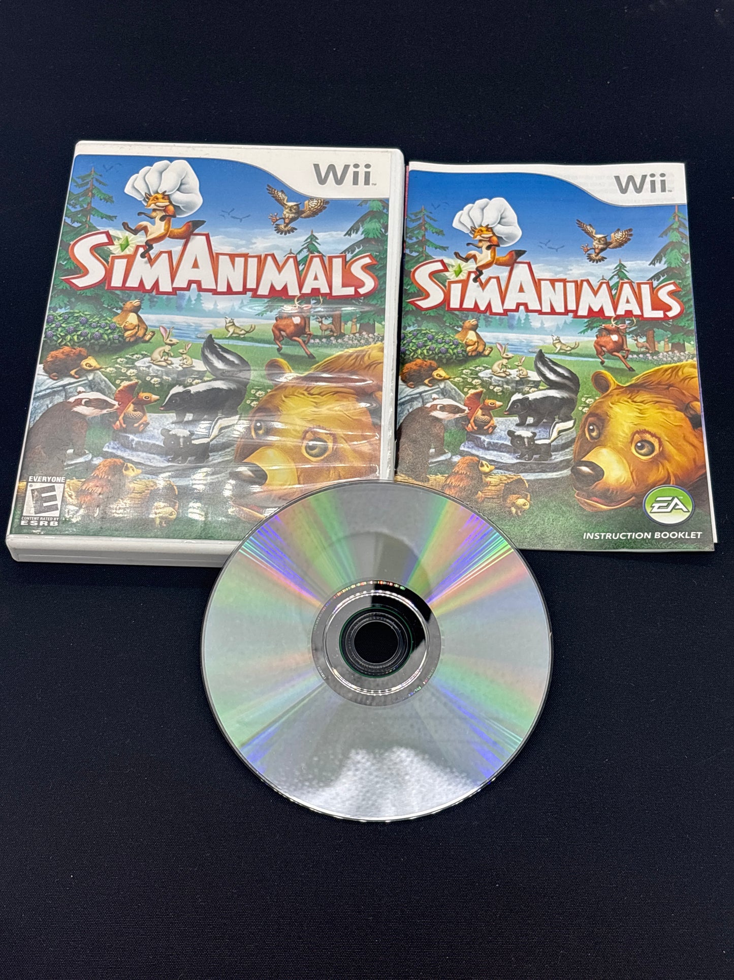 Auction Lot 411: Wii Sim Animals With Case & Disc