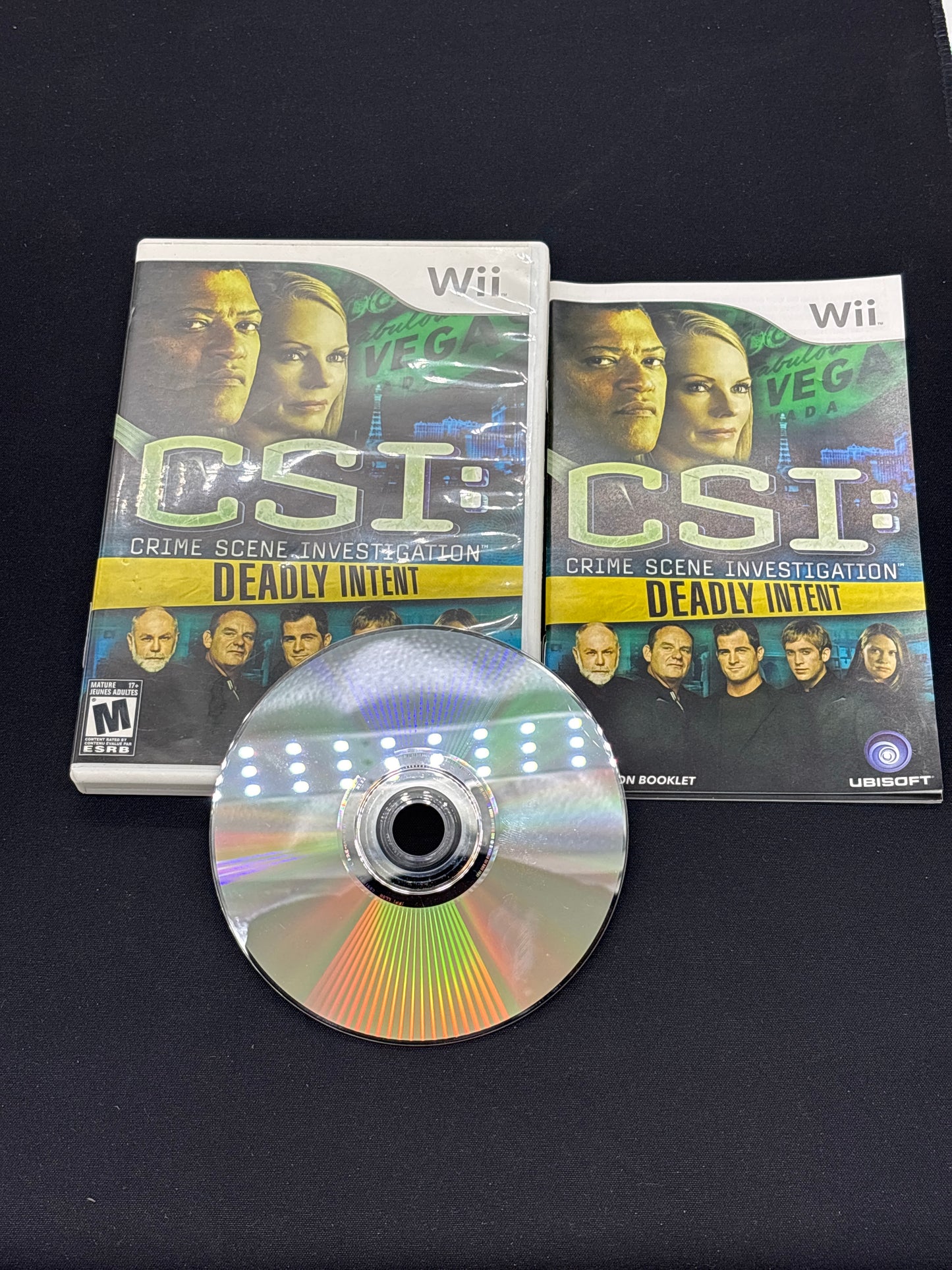 Auction Lot 24: CSI Deadly Intent Video Game Nintendo Wii CIB