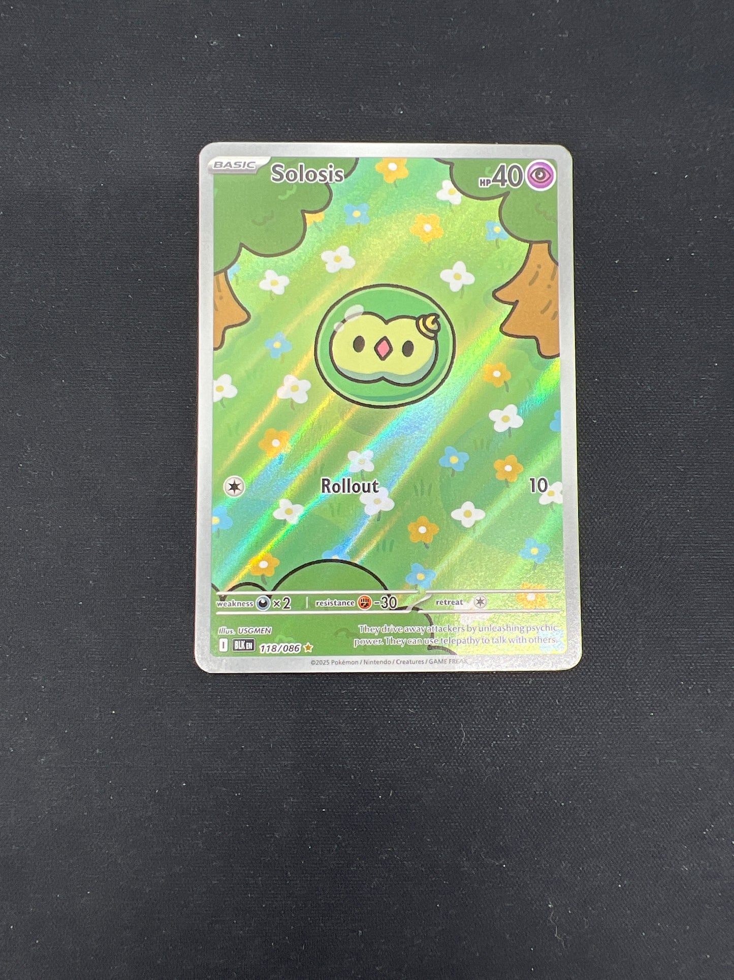 Auction Lot 11: Pokemon Cards Solosis SV Black Bolt Conditions Vary
