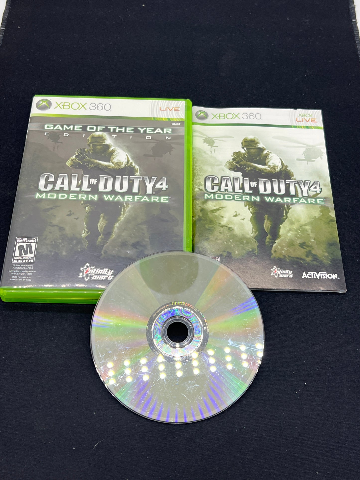 Auction Lot 178: XBOX 360 Call of Duty 4 Modern Warfare CIB