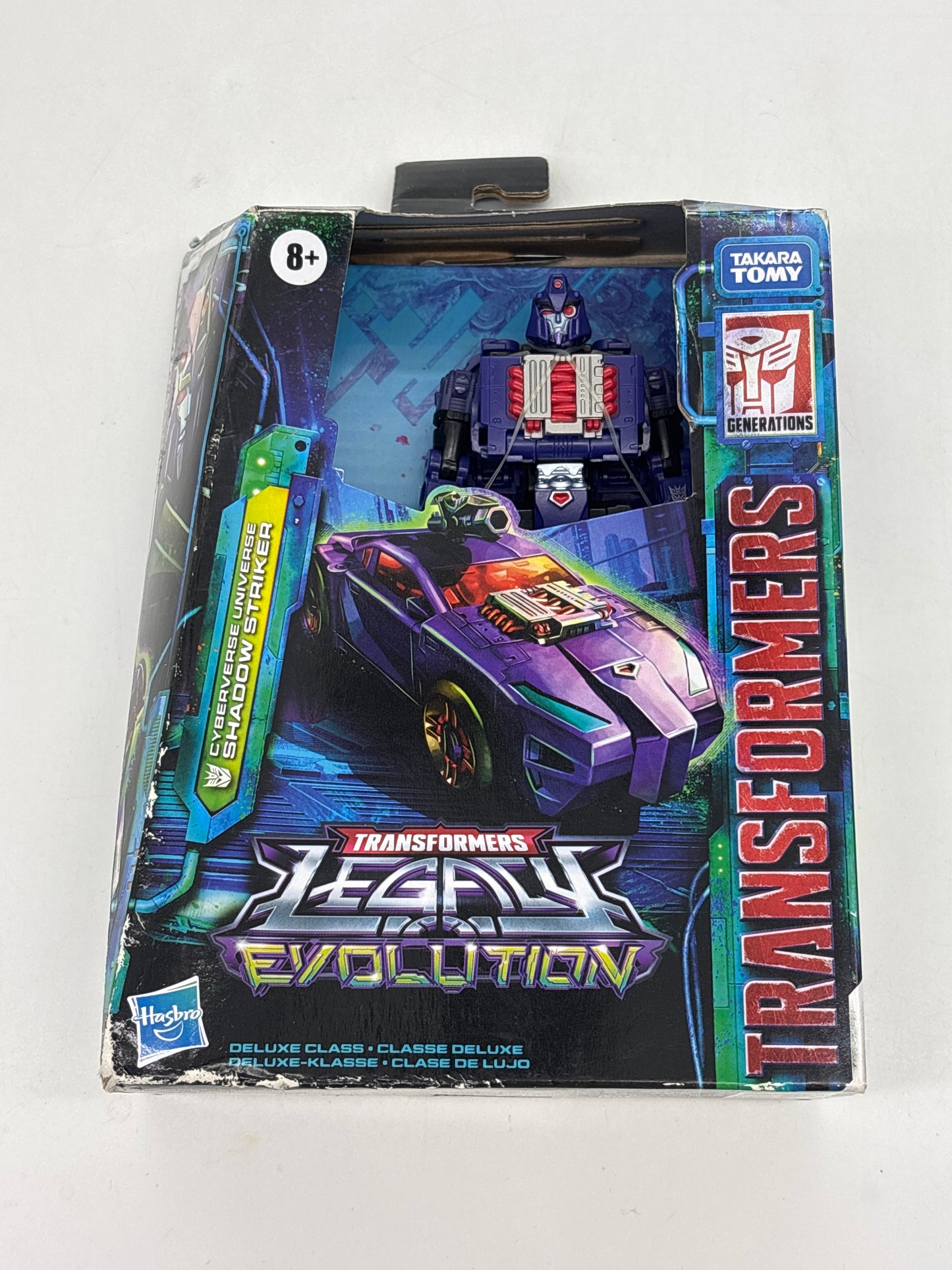 Auction Lot 6: Transformers Legacy Evolution Cyberverse Universe Shadow Striker Figure