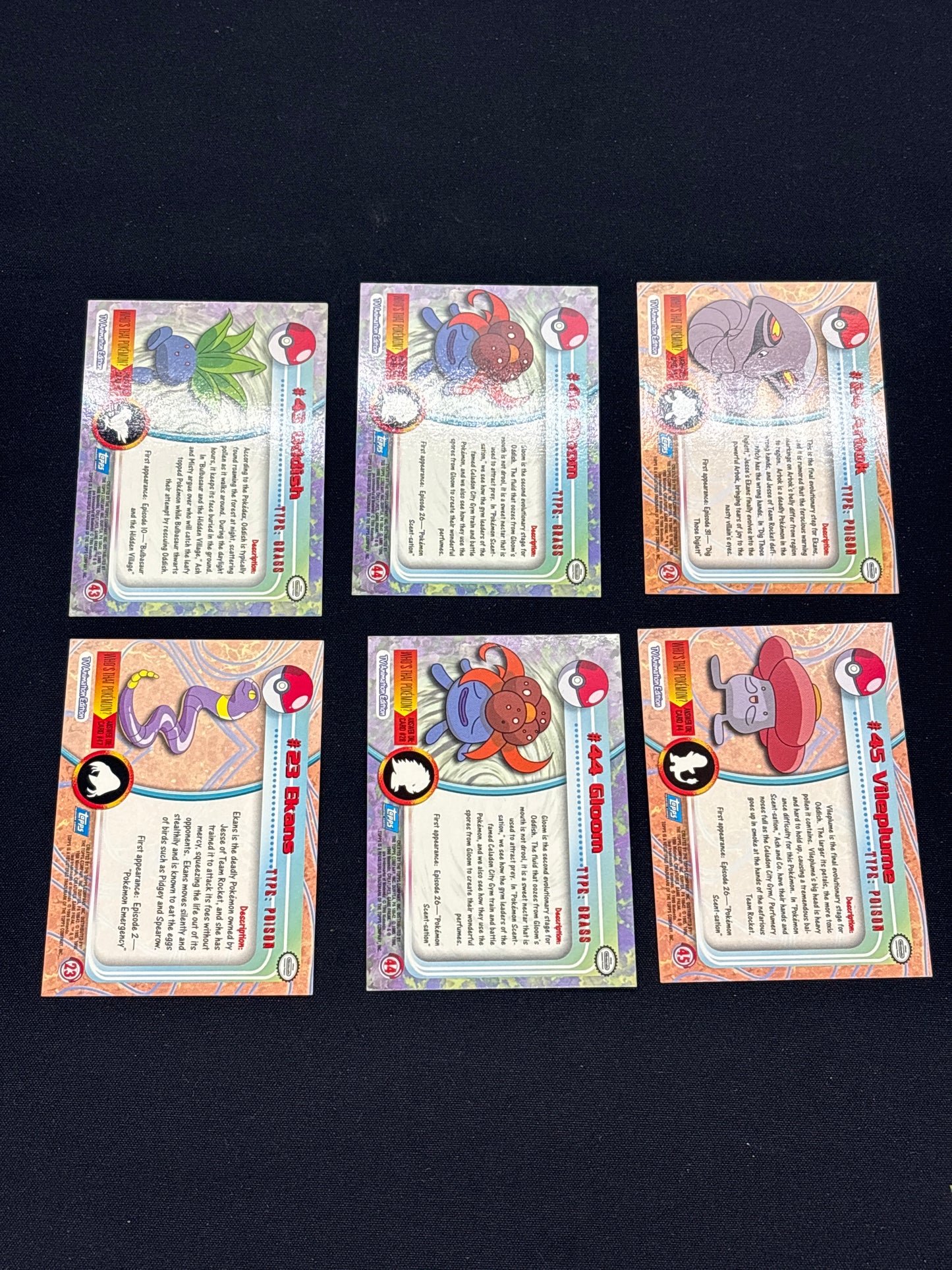 Auction Lot 93: Pokemon Topps Chrome Card Lot 5 Conditions Vary