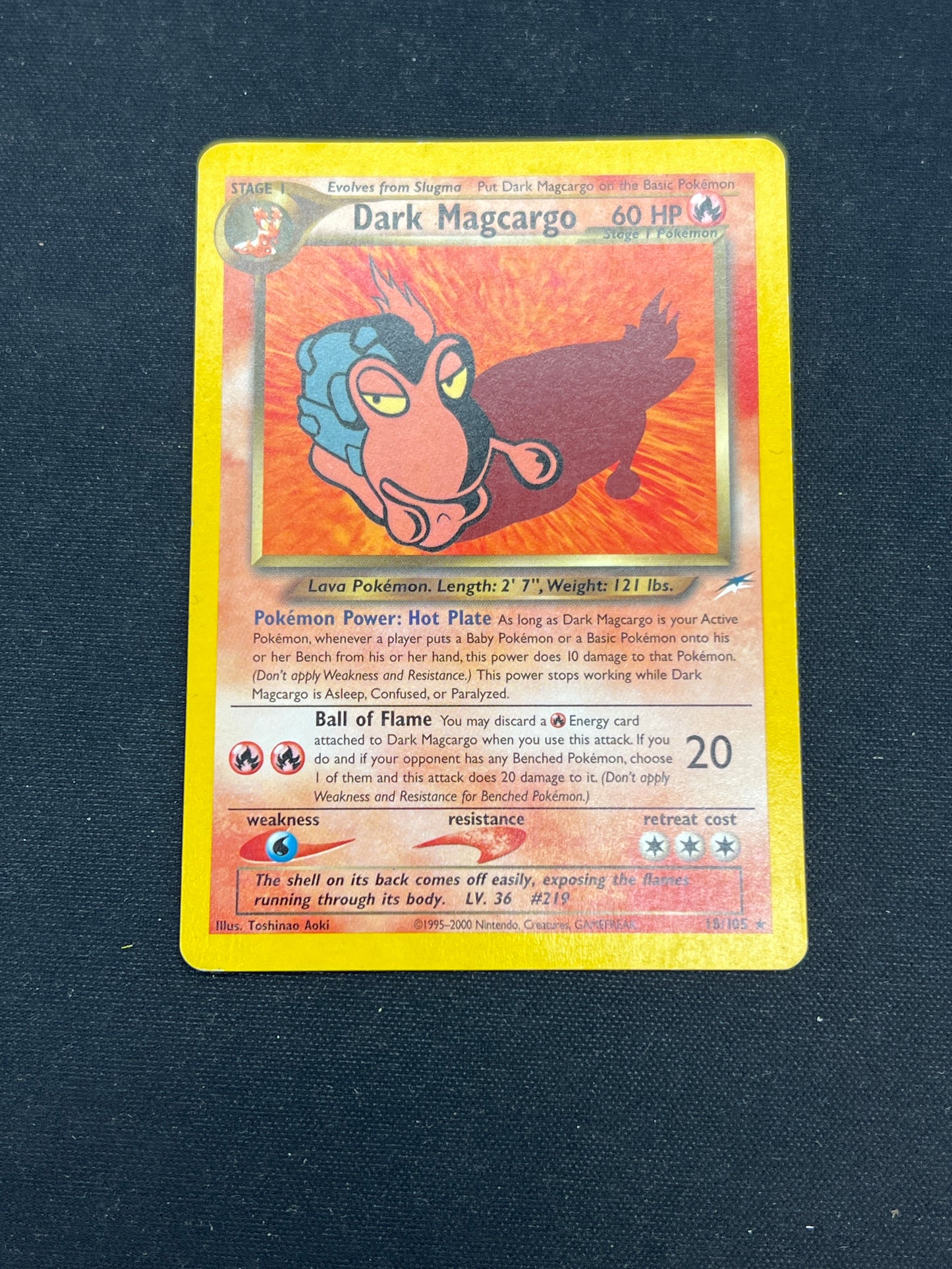 Auction Lot 91: Pokemon Cards Dark Macargo Neo Destiny Condition Vary