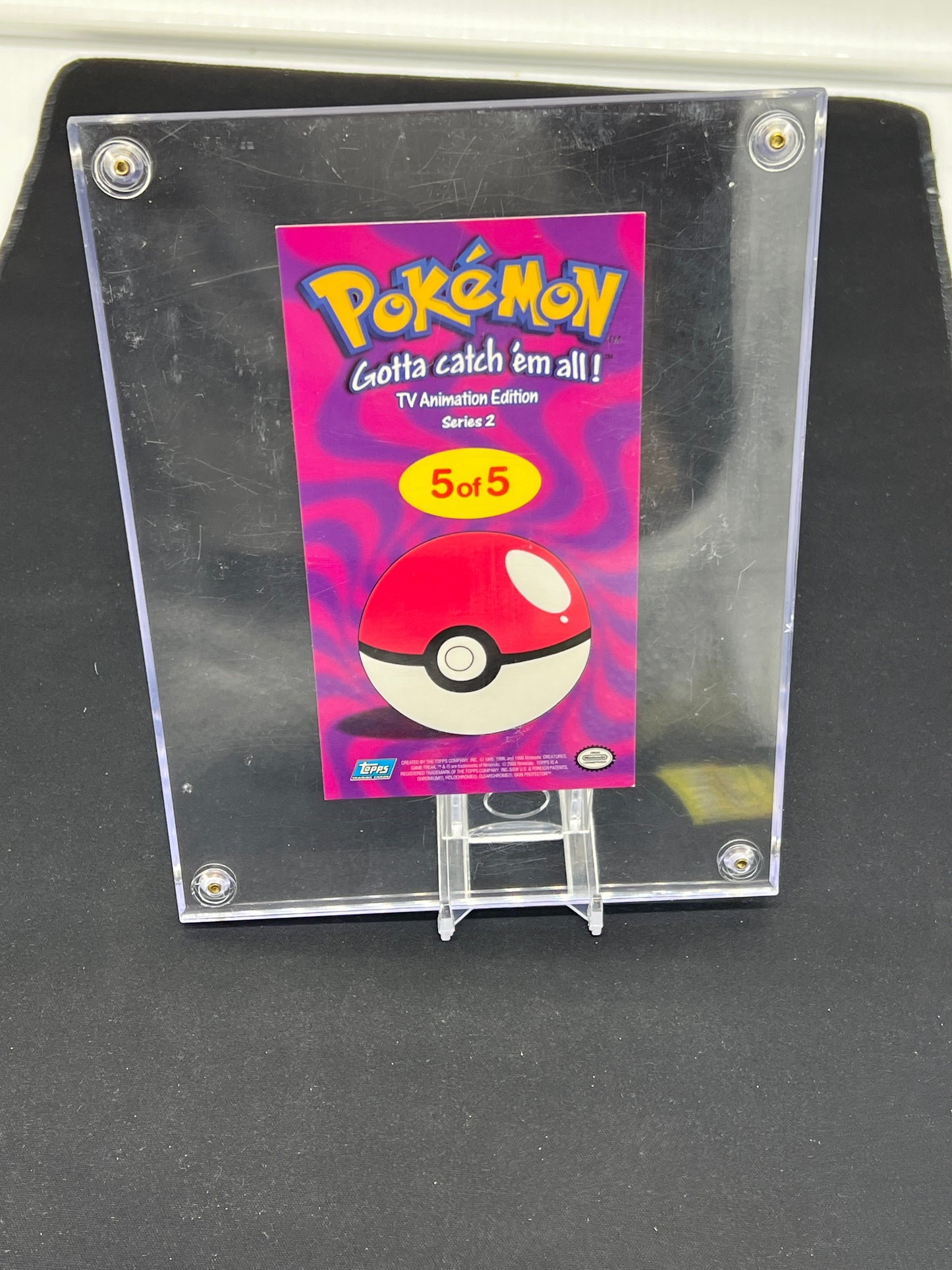 Auction Lot 1: Pokemon Cards Topps Tin Toppers Lot of 5 Full Set Metal Foil Conditions Vary