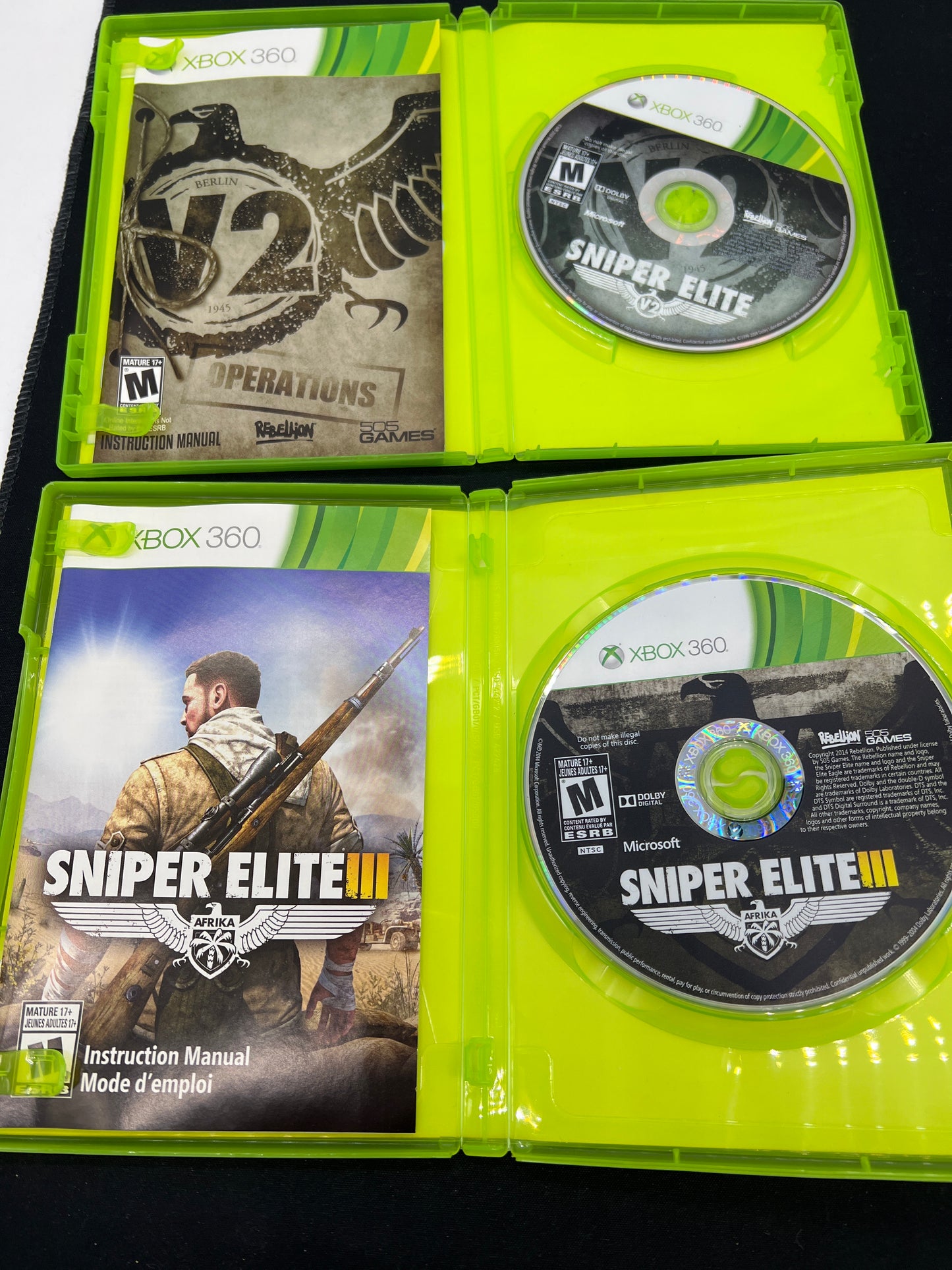 Auction Lot 130: XBOX 360 Video Game Lot of 2 Sniper Elite 3 V2