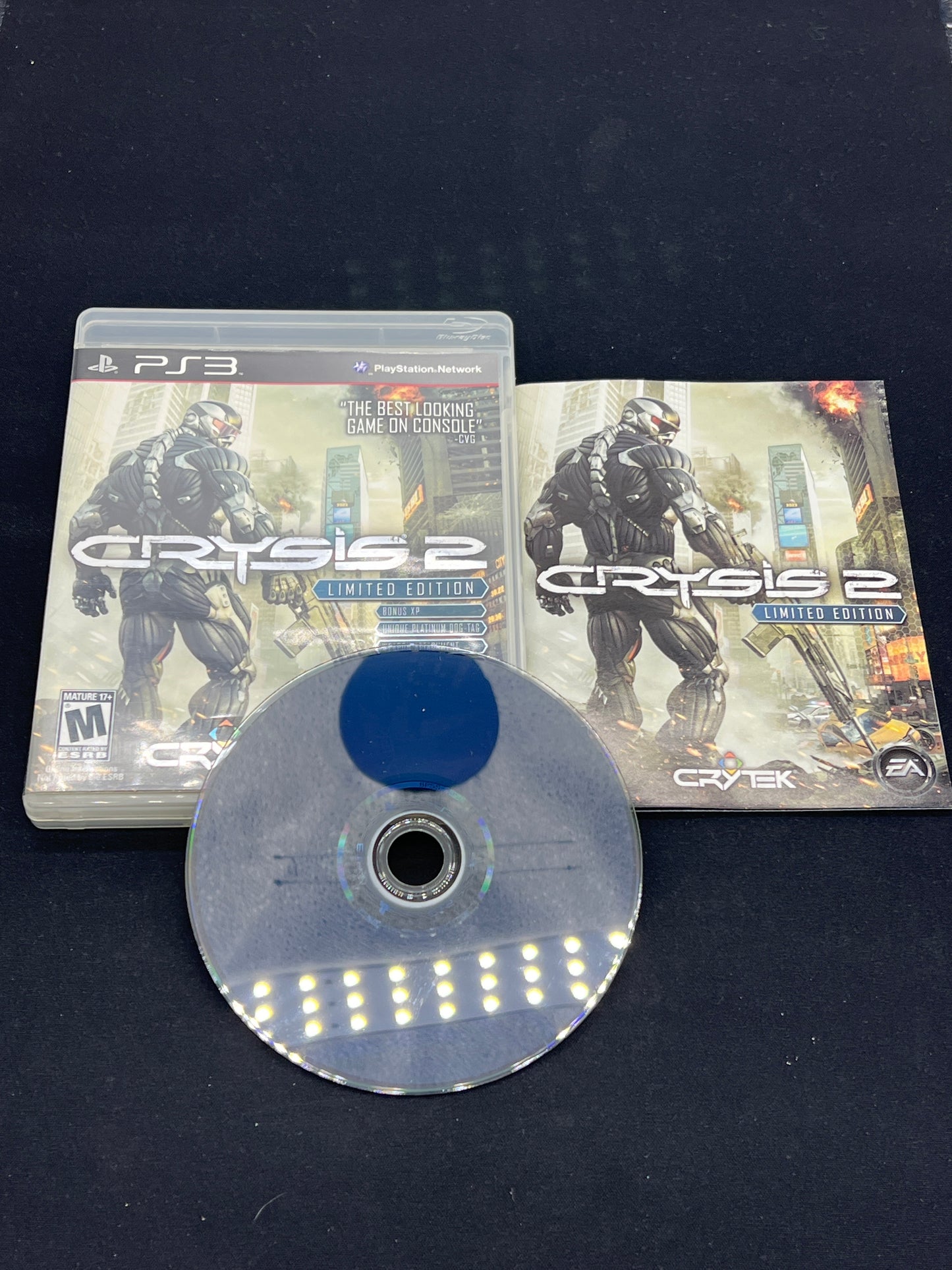 Auction Lot 180: PS3 Crysis 2 Limited Editions CIB