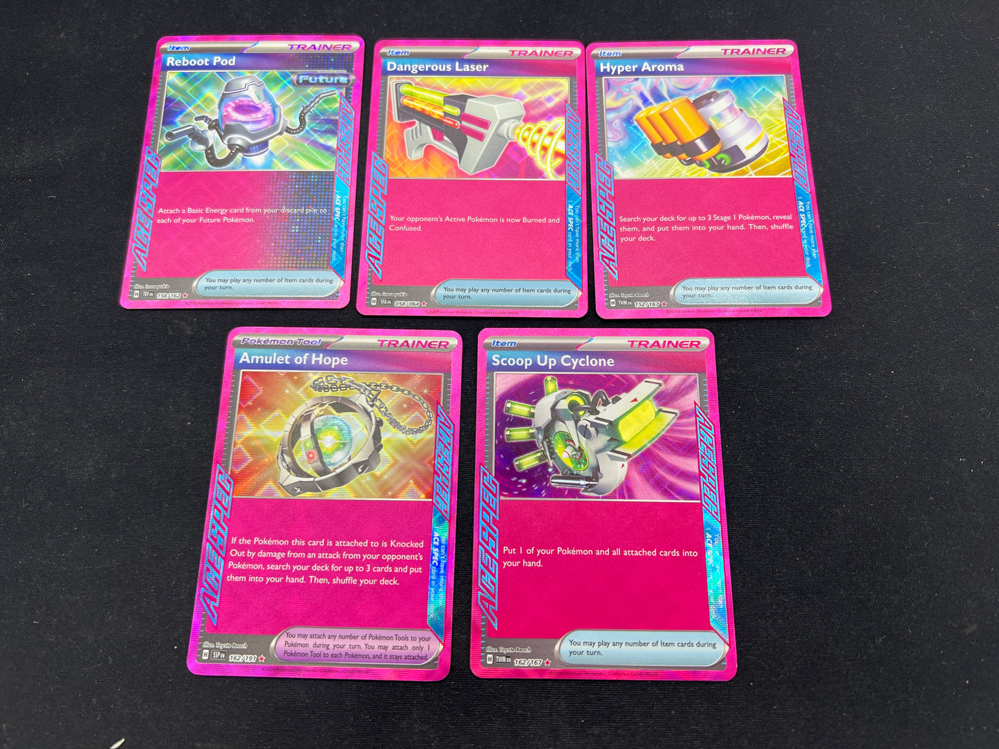 Auction Lot 143: Pokemon Cards Lot of 5 Assorted ACE SPECS Conditions Vary
