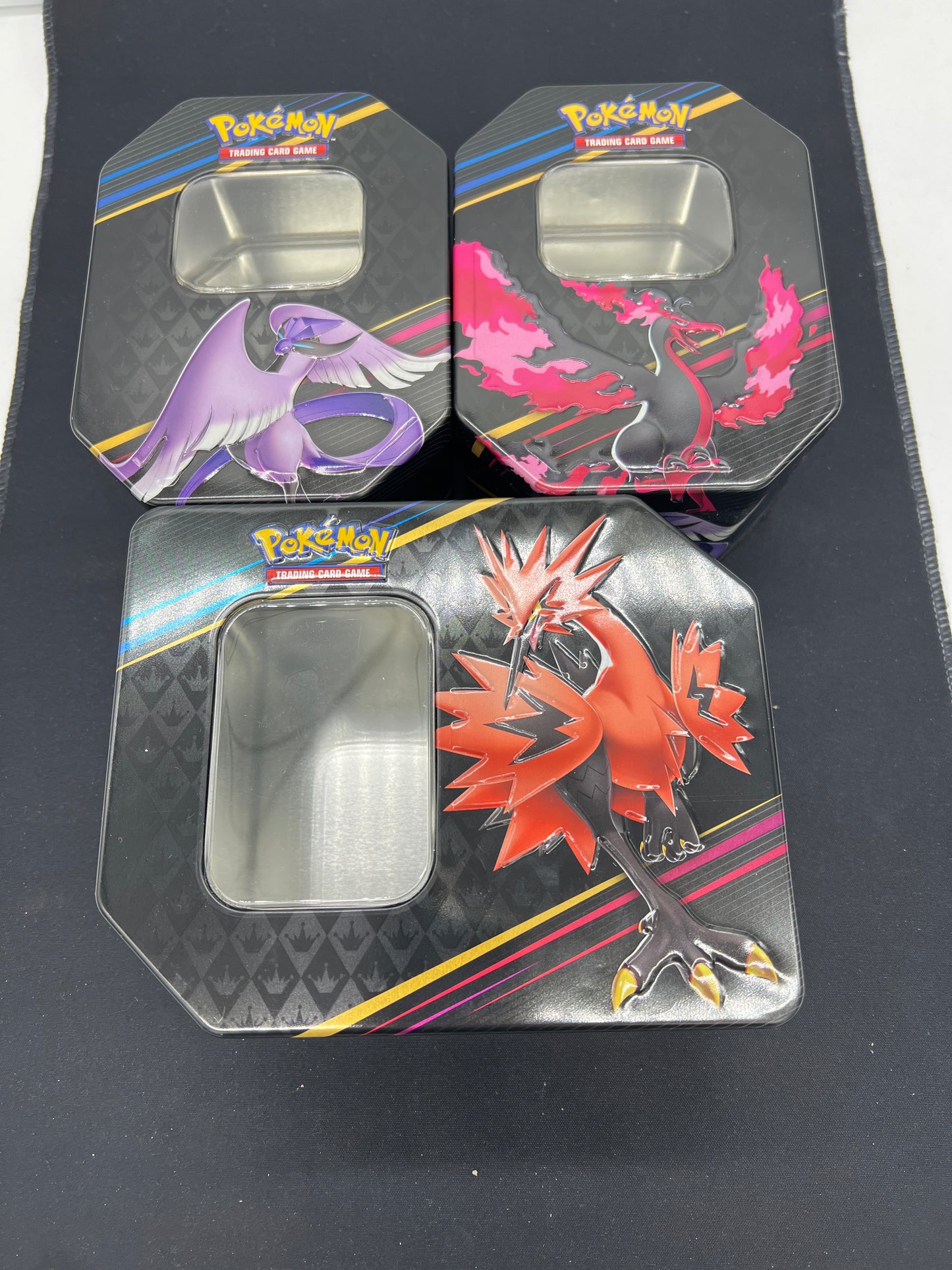 Auction Lot 284: Pokémon Crown Zenith Lot of 3 Empty Tins