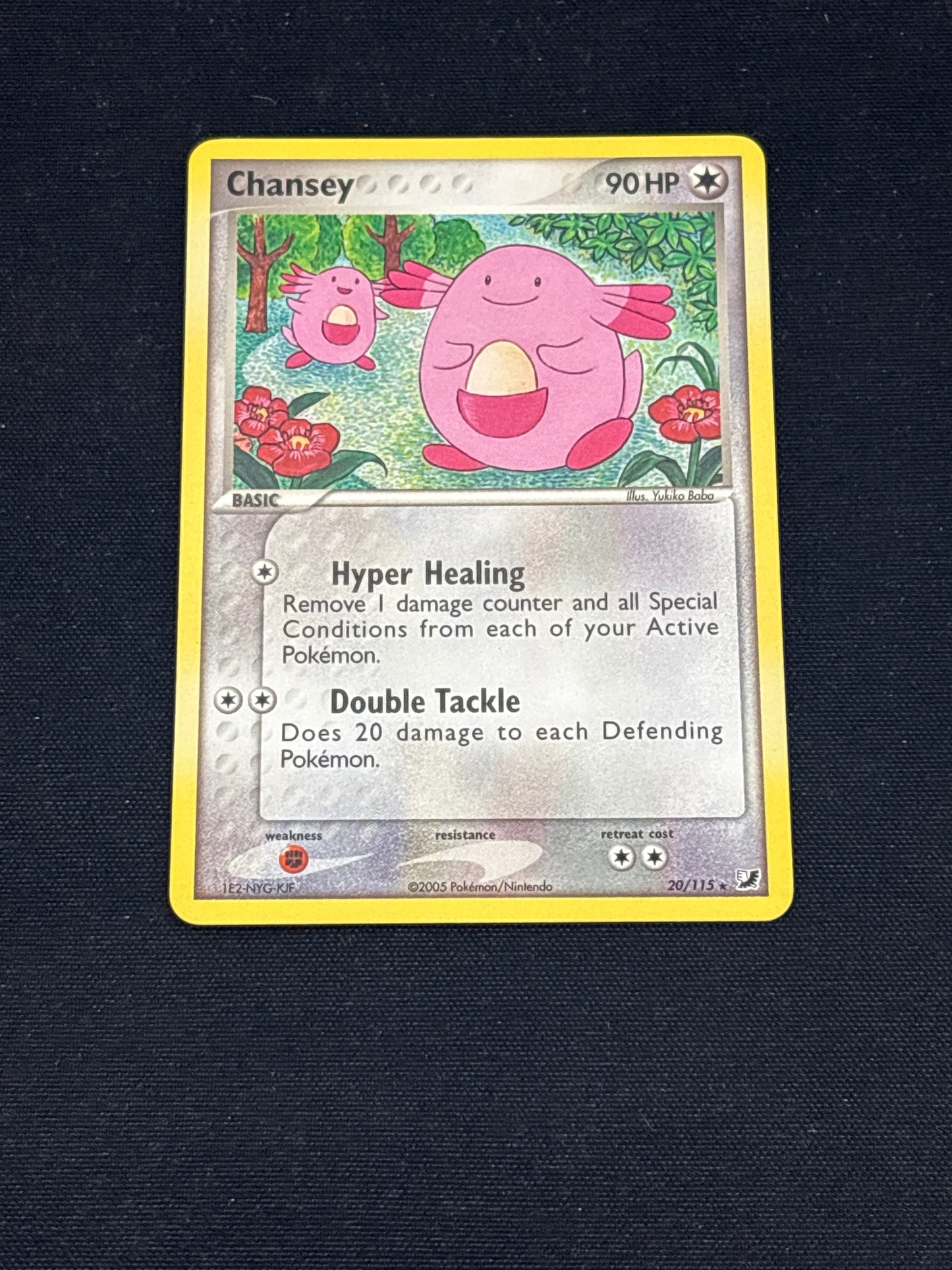 Auction Lot 241: Pokemon Cards Chansey Non Holo Rare Condition Vary
