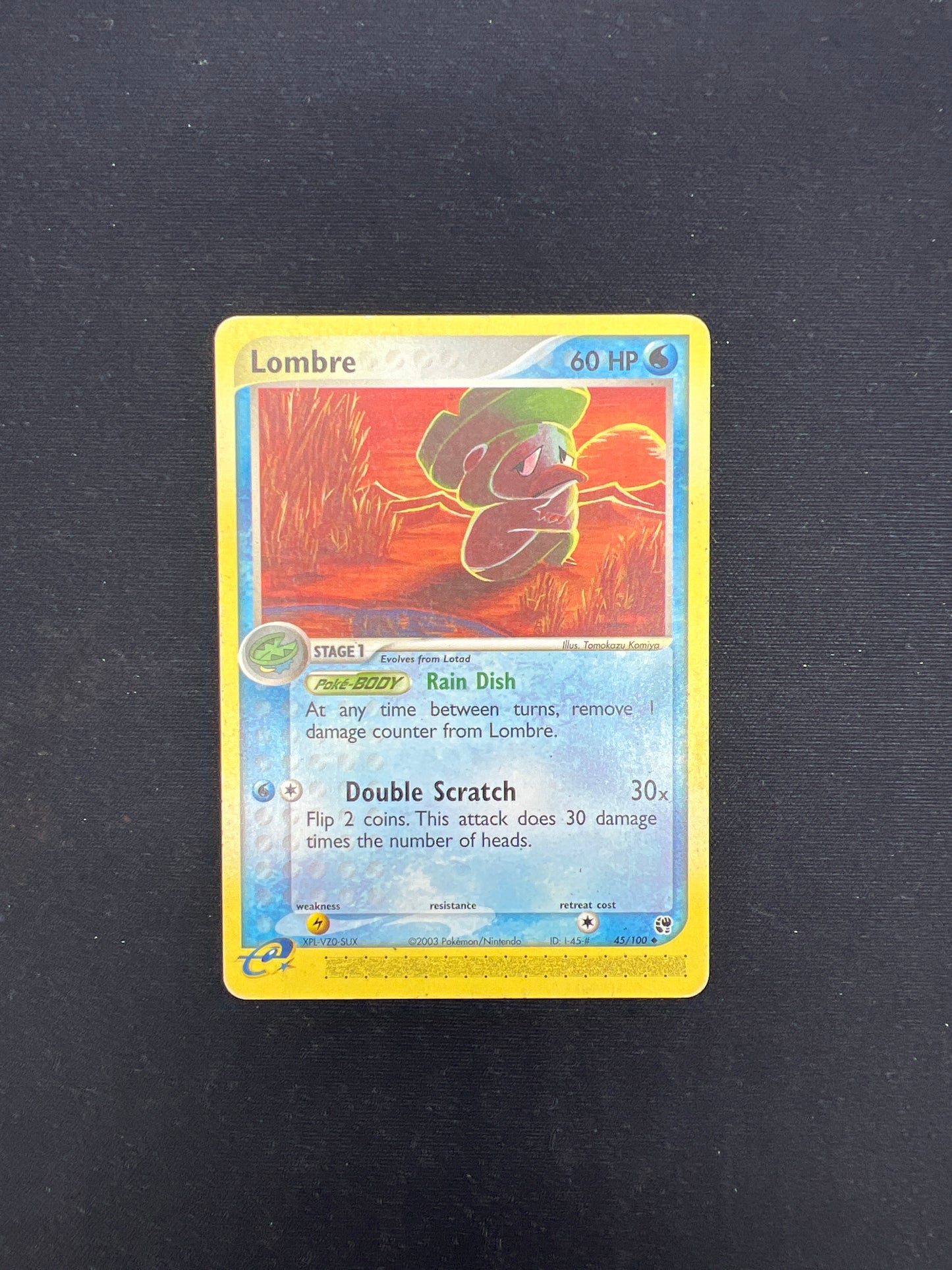 Auction Lot 334: Pokemon Cards Lombre Common EX Era Condition Vary