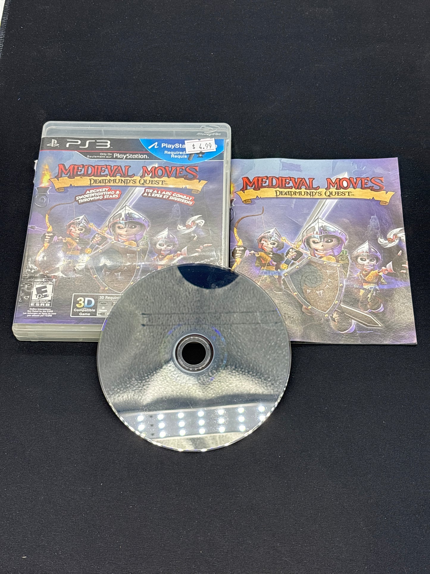 Auction Lot 71: Medieval Moves Deadmunds Quest Video Game PlayStation 3 CIB