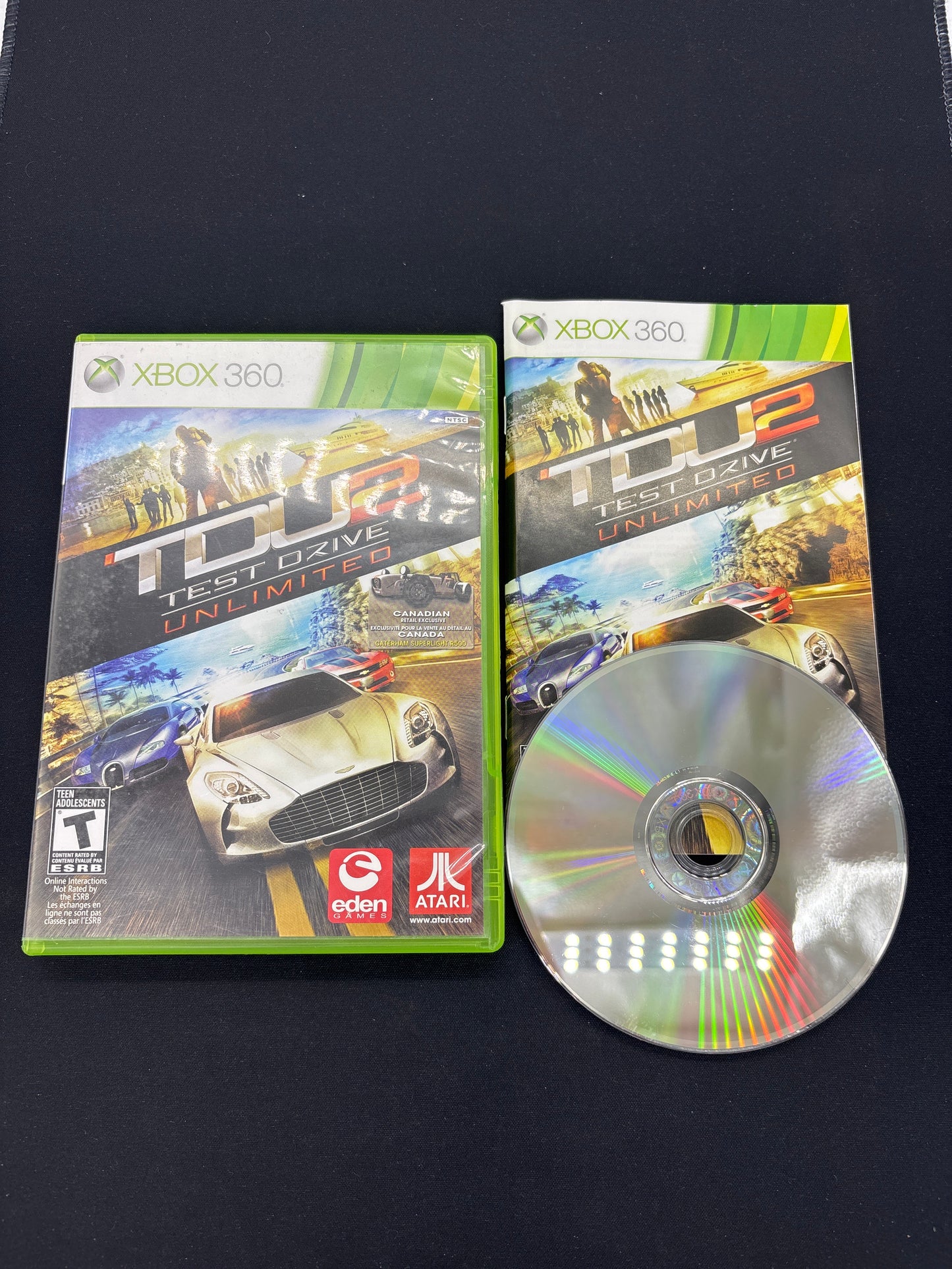 Auction Lot 133: XBOX 360 Test Drive Unlimited 2 With Case & Disc