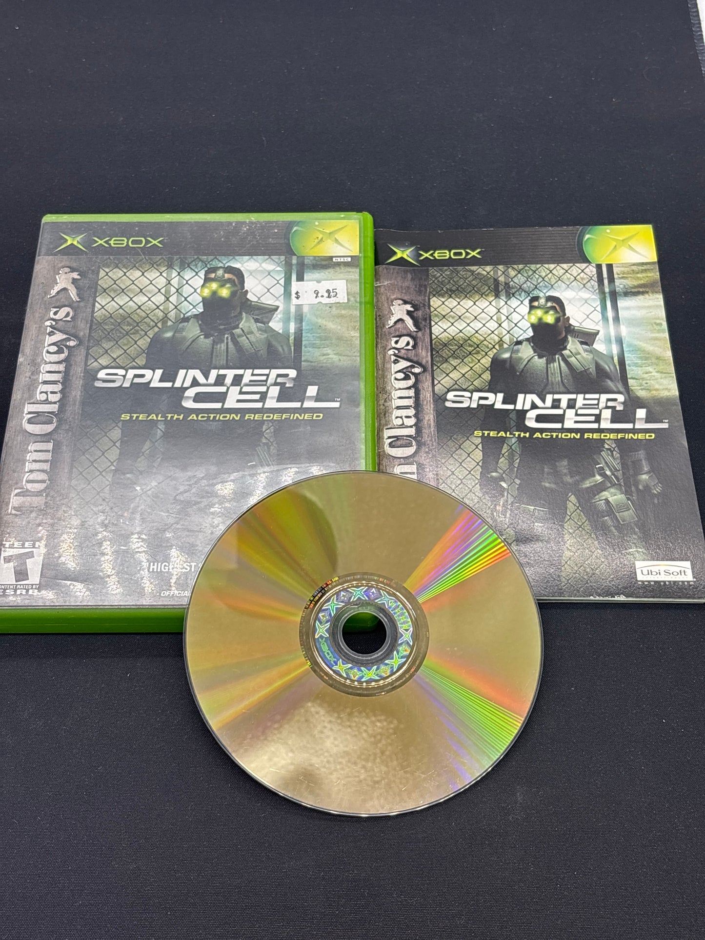 Auction Lot 153: Tom Clancy's Splinter Cell Video Game XBOX CIB