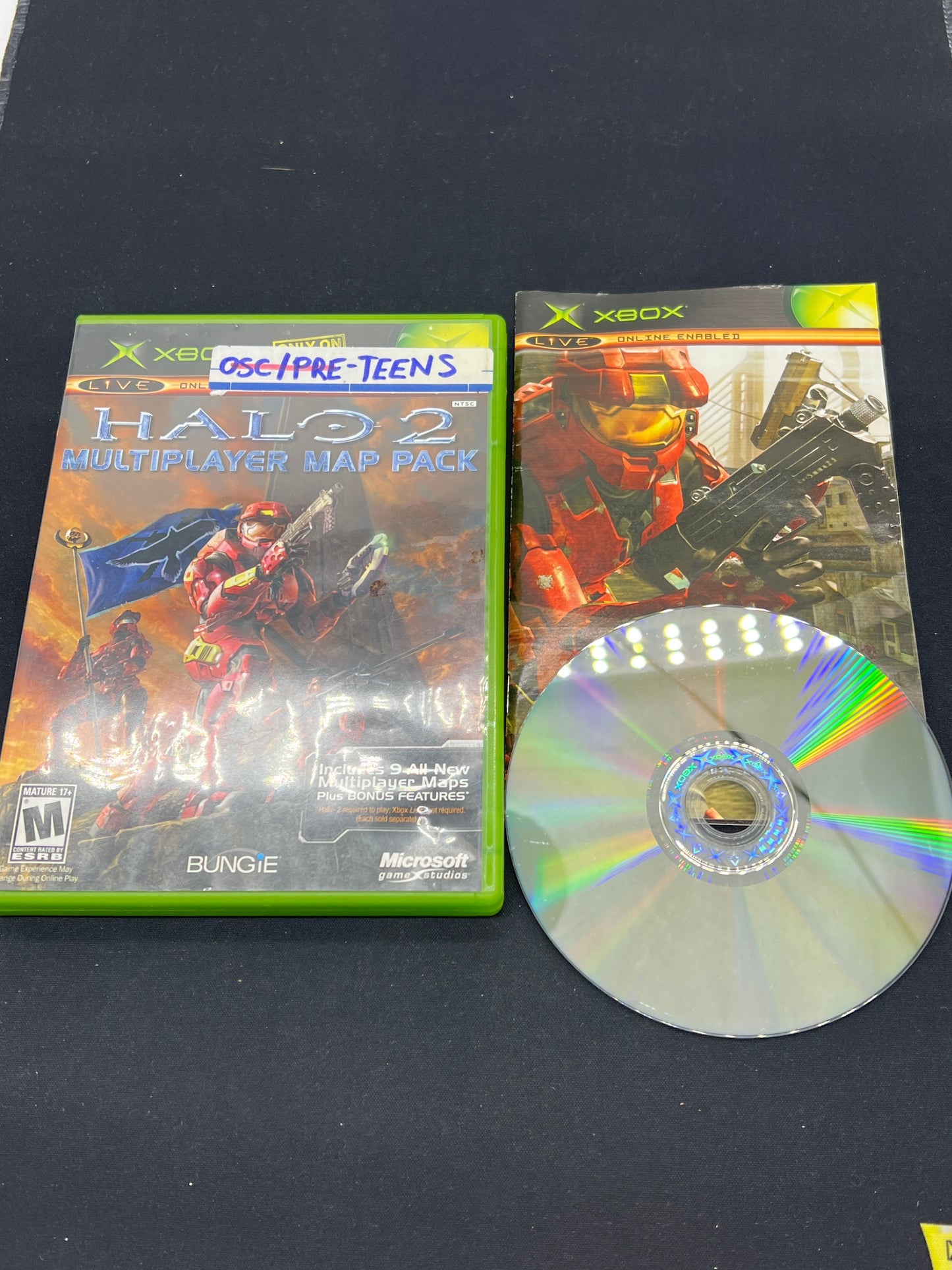 Auction Lot 214: XBOX Video Game Halo 2 CIB