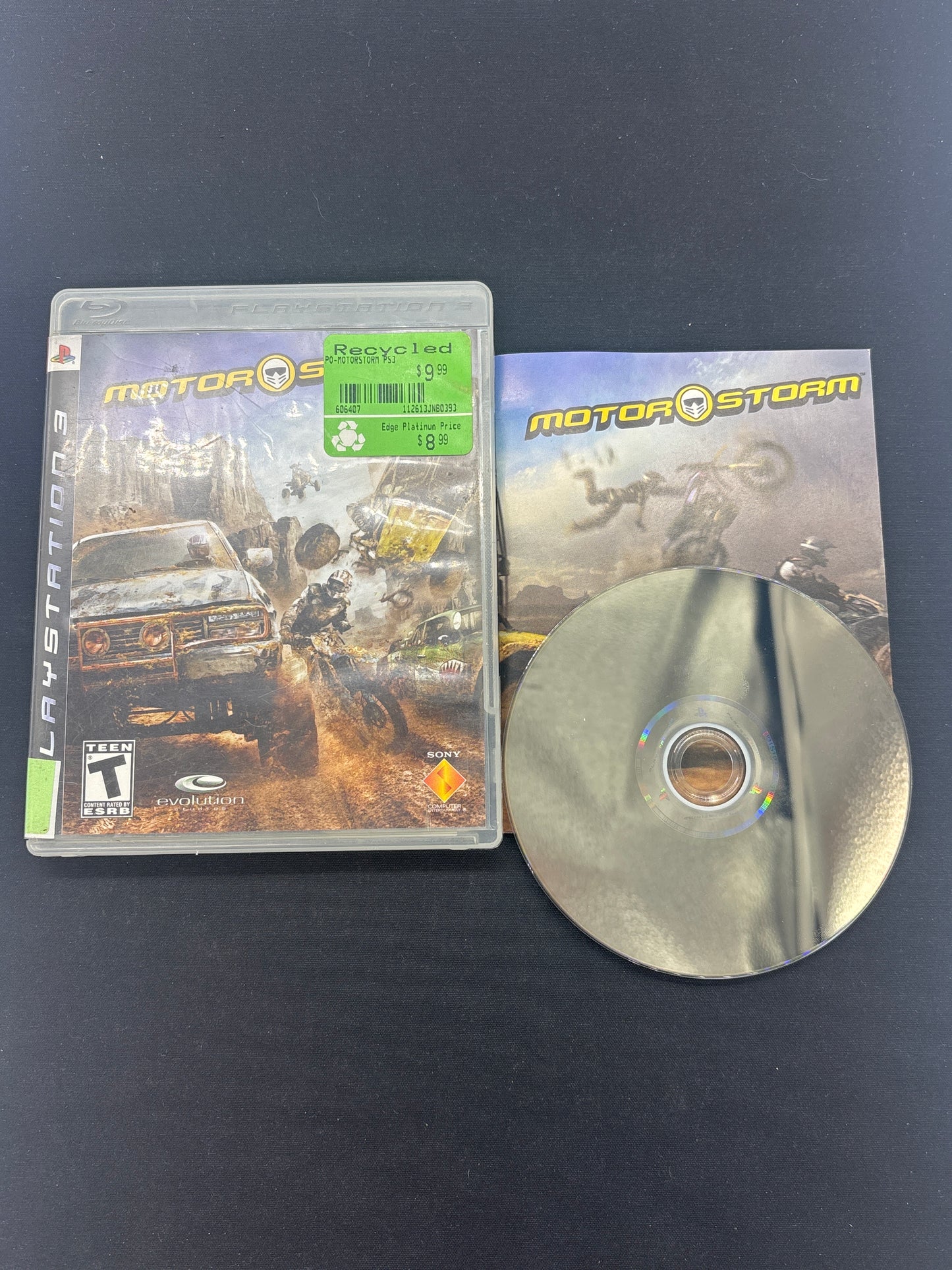 Auction Lot 148: Motor Storm Video Game PlayStation 3 CIB