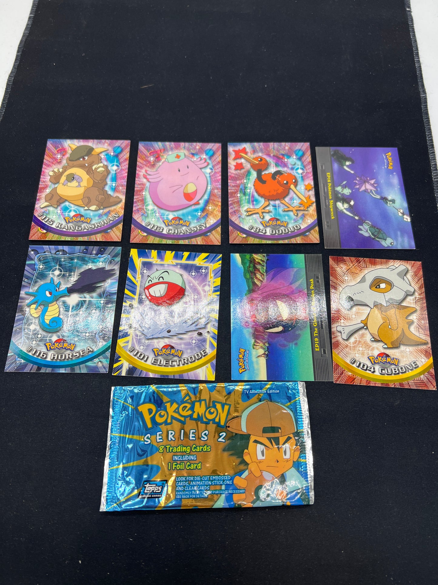 Auction Lot 97: Pokemon TOPPS Lot of 8 Non Foil Cards Condition Vary