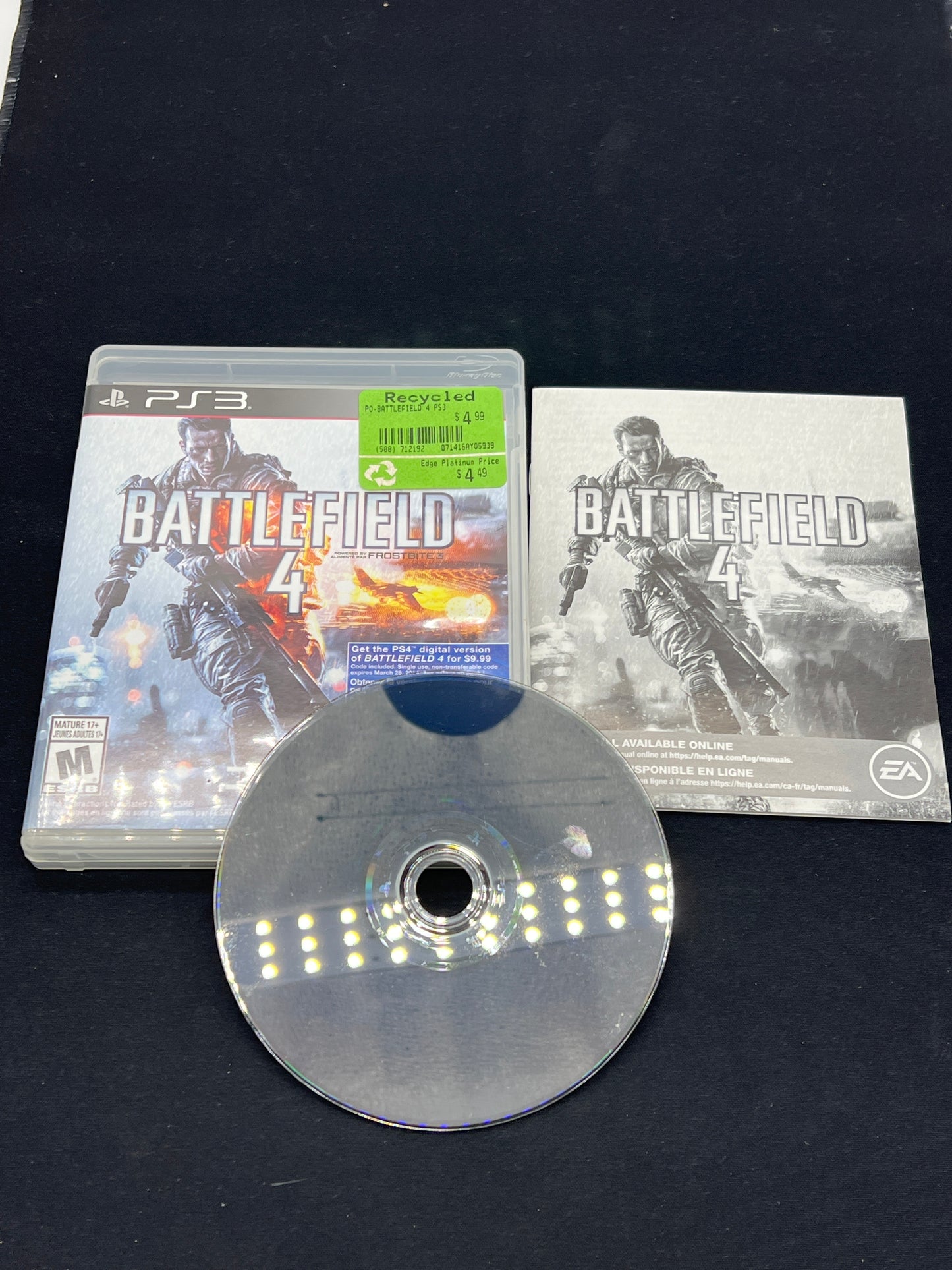 Auction Lot 171: PS3 Battlefield 4 CIB